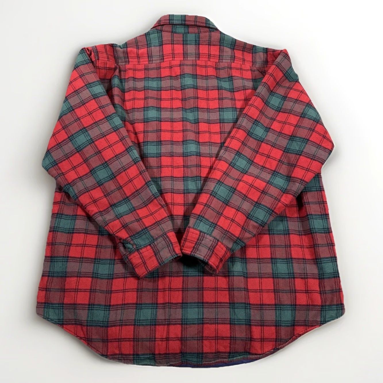 Vintage Vintage Yes L.L. Bean shirt Mens 2XL Tall VTG Big & Tall 2XLT Plaid Red Green Thinsulate Lined Flannel Shacket Button-Up Jacket Shirt Size US XXL / EU 58 / 5 - 2 Thumbnail