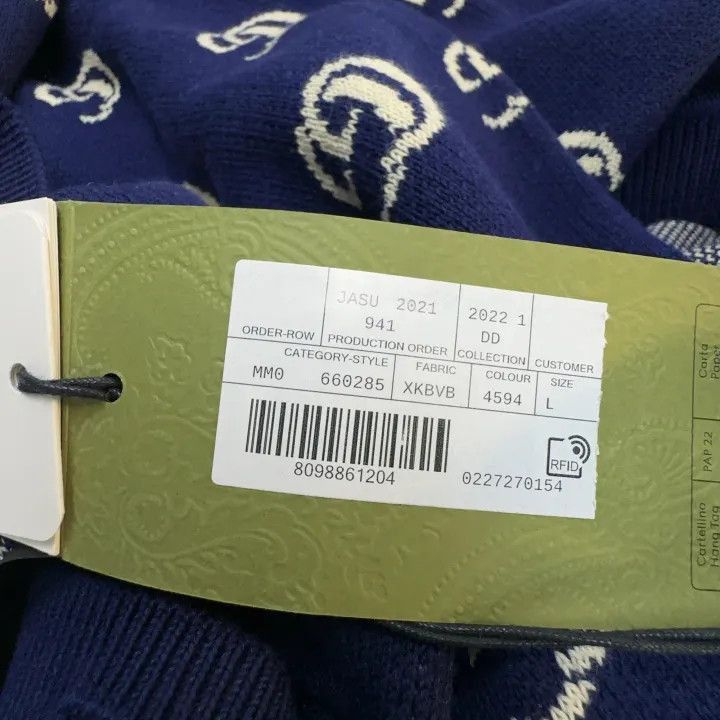 Gucci Gucci Gucci FW21 GG Print Knit Cardigan -2506 Size US L / EU 52-54 / 3 - 3 Thumbnail