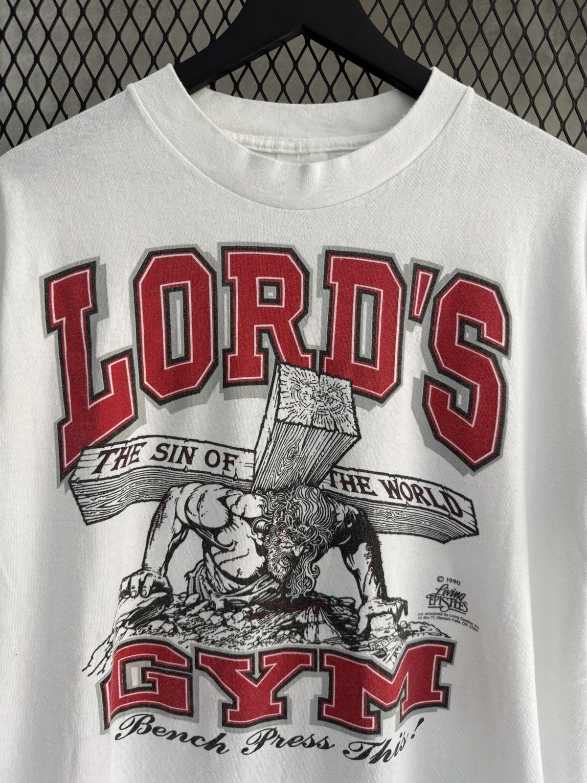 Other Vintage 1990 Lords Gym His Pain Your Gain Tee Size US L / EU 52-54 / 3 - 2 Thumbnail