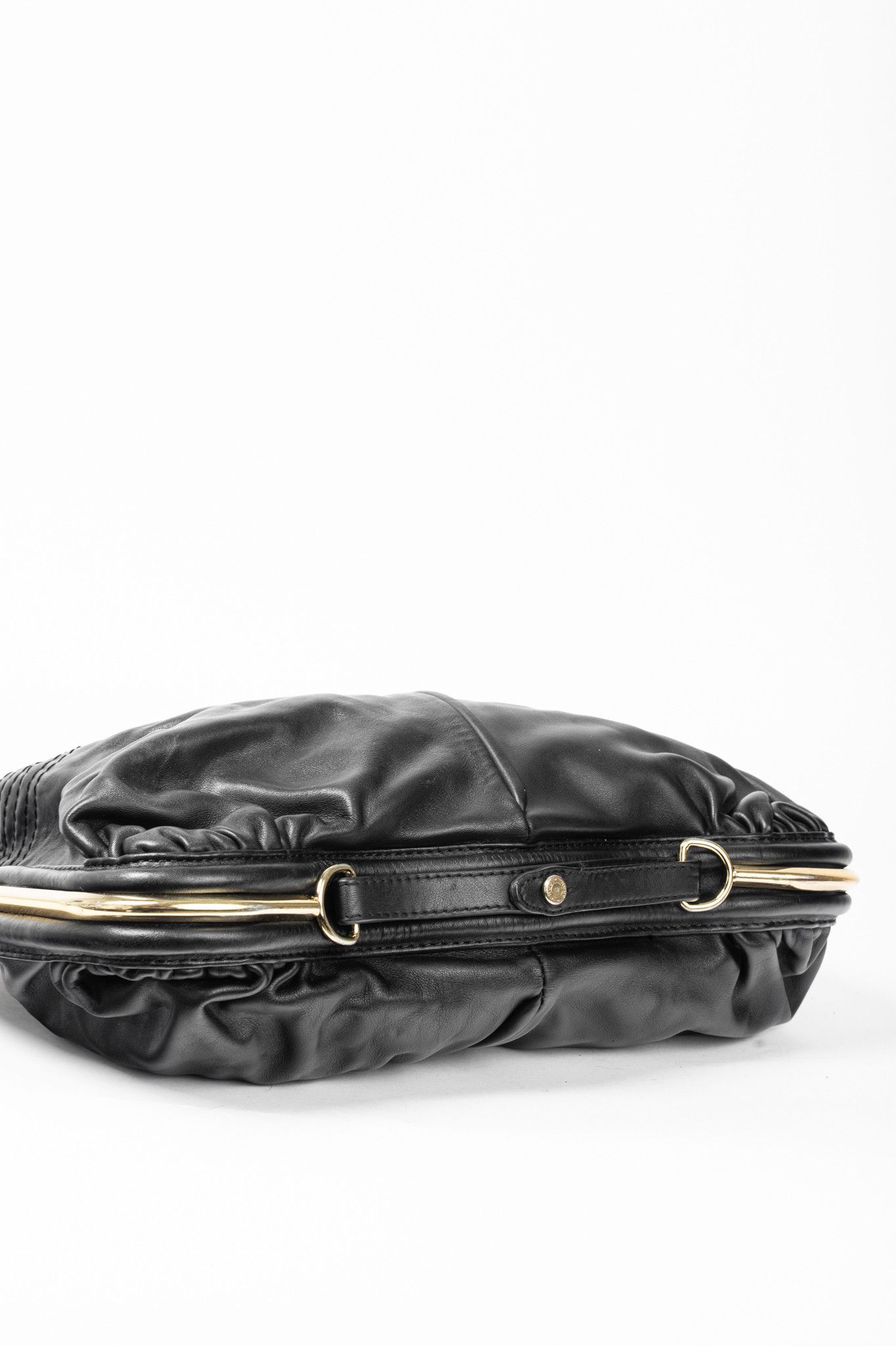 Jimmy Choo Jimmy Choo Alex Black Leather Hobo Size ONE SIZE - 5 Thumbnail