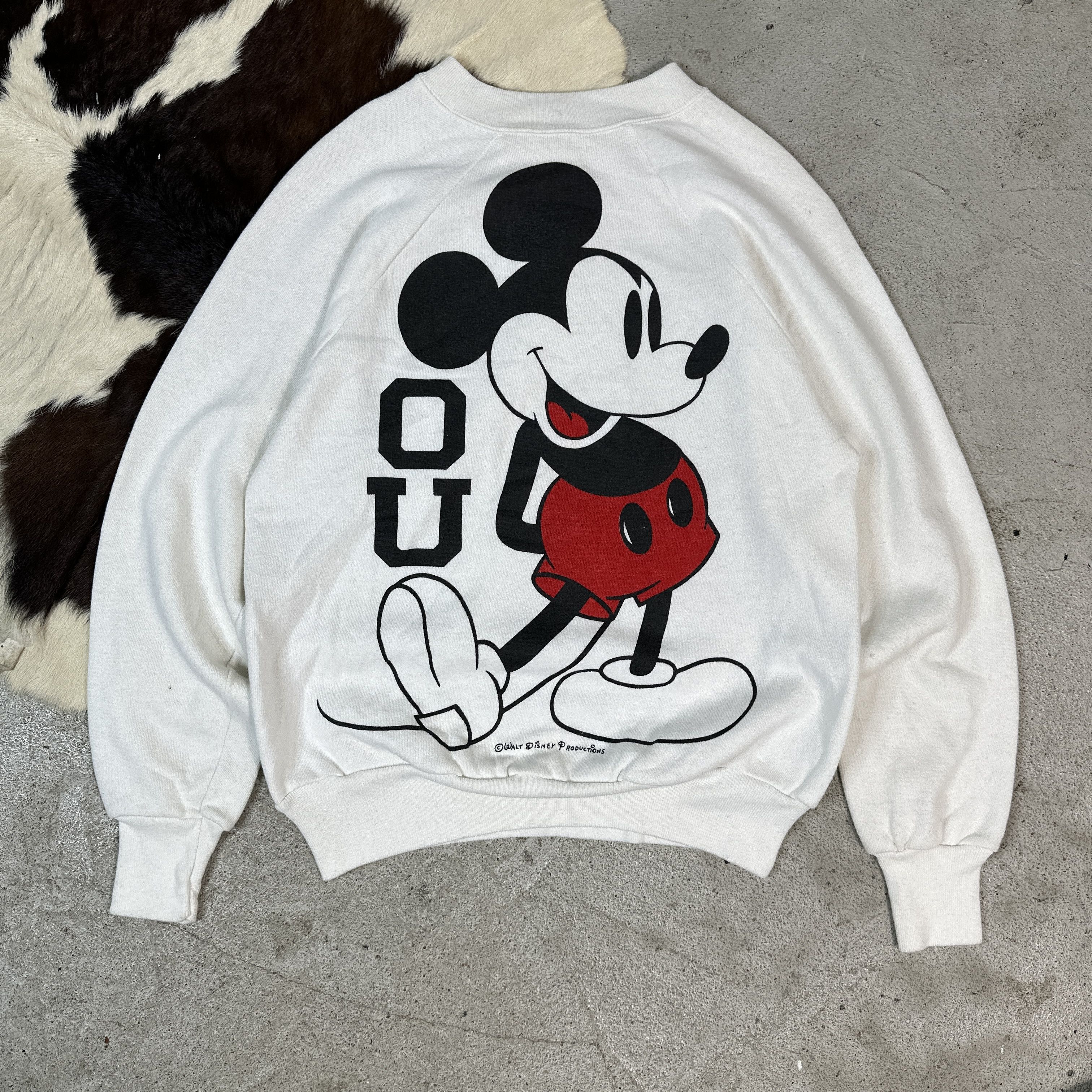 Vintage Vintage Mickey Mouse 80s Sweatshirt Size US S / EU 44-46 / 1 - 2 Thumbnail