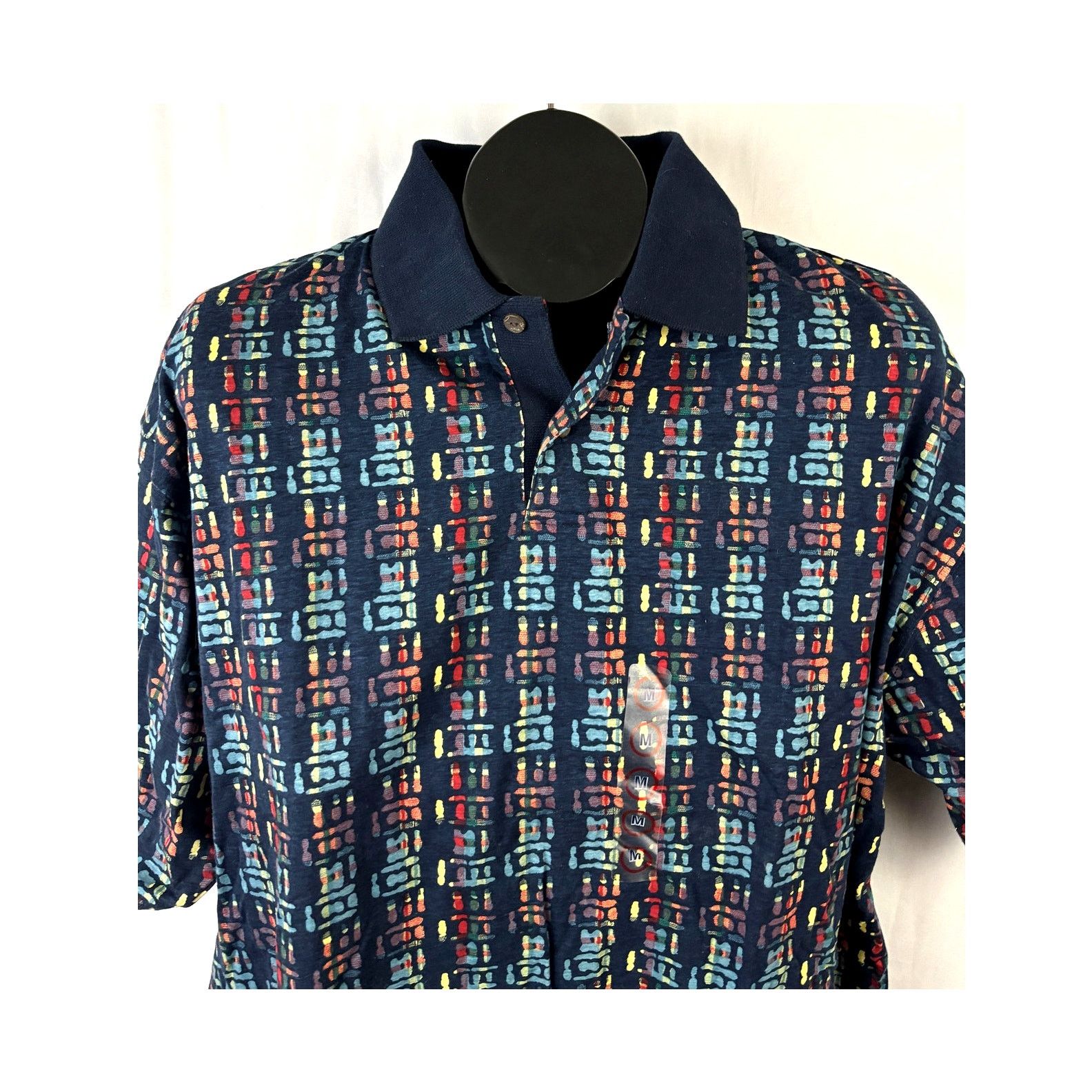 Robert Stock VTG Robert Stock Colorful Geometric Polo Shirt M Short Size US M / EU 48-50 / 2 - 3 Thumbnail