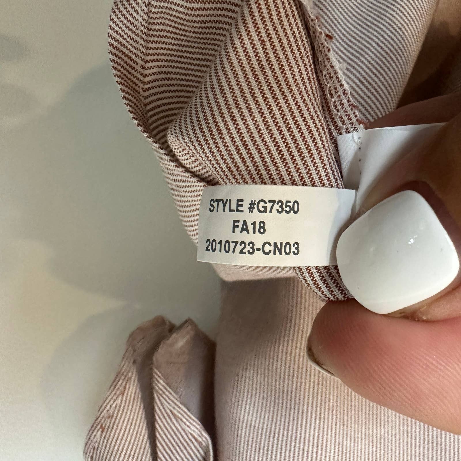Madewell Madewell Button Back Tie Front Stripe Top Shirt M Size M / US 6-8 / IT 42-44 - 9 Thumbnail