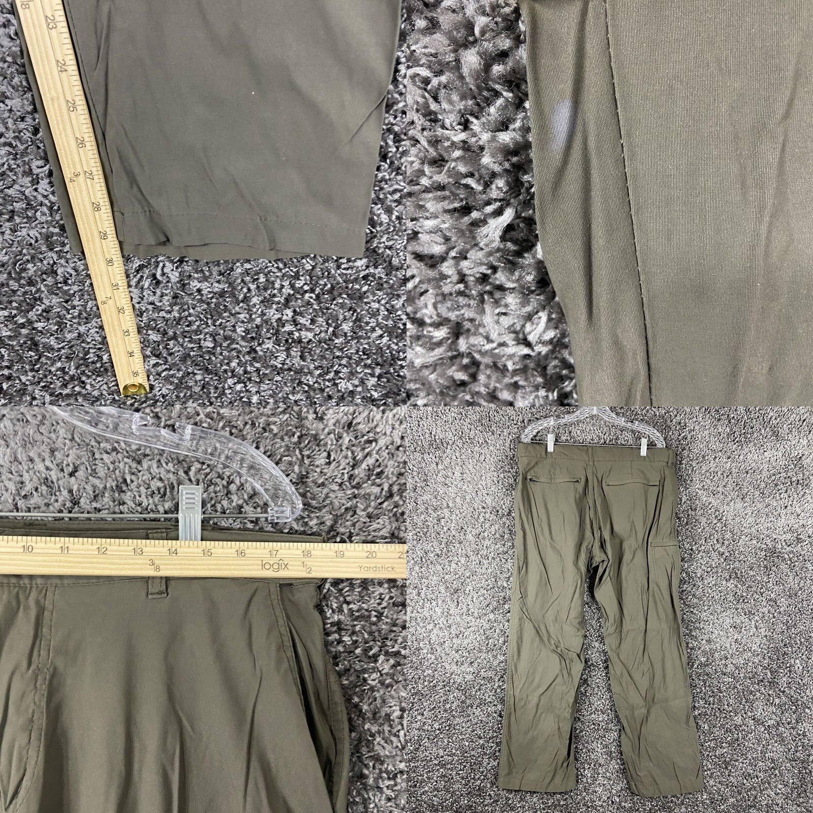 Vintage UB Tech Classic Fit Pants Men 36x29 Green Chino Regular Inseam 29 Men's Clothing Size US 36 / EU 52 - 8 Thumbnail