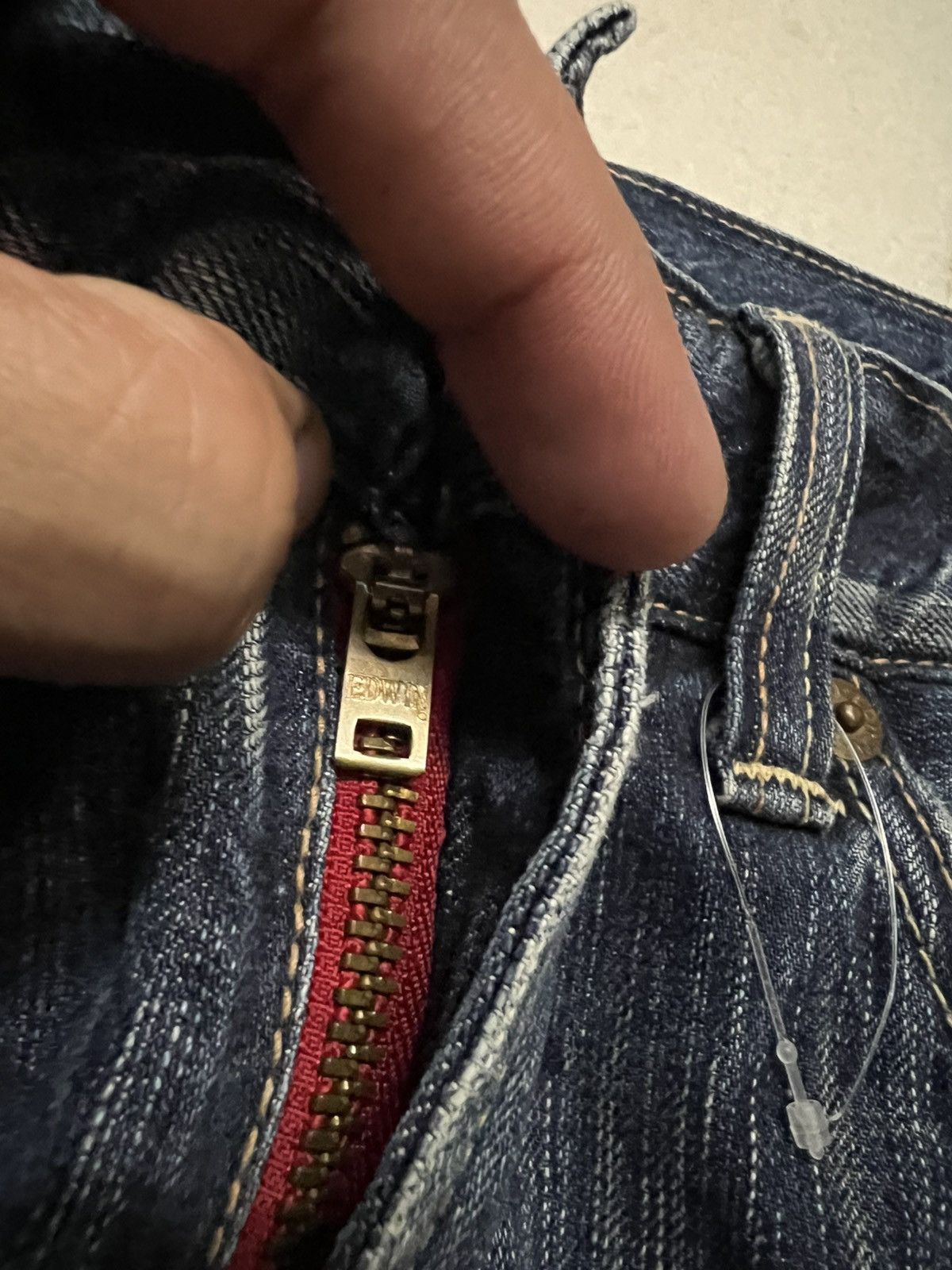 Edwin 💥Flare💥Vintage Edwin 503 Clawmark Mudwash Jean Size US 34 / EU 50 - 10 Thumbnail