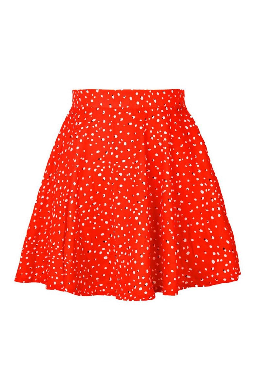 Other SUMMER HIGH WAISTED CHIFFON FLORAL MINI SKIRT Size 32" / US 10 / IT 46 - 11 Thumbnail