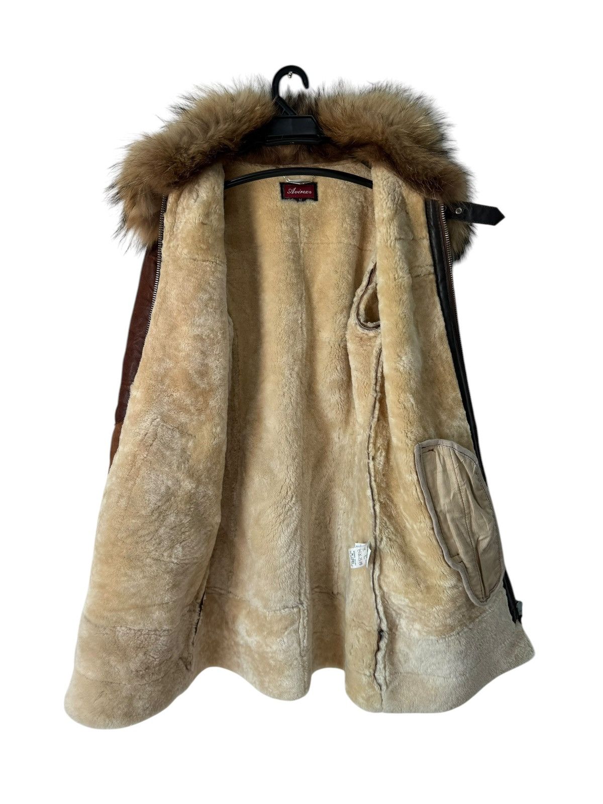 Avirex Avirex Sheepskin Long Jacket B3 Style Jacket With Fur Size M / US 6-8 / IT 42-44 - 8 Thumbnail