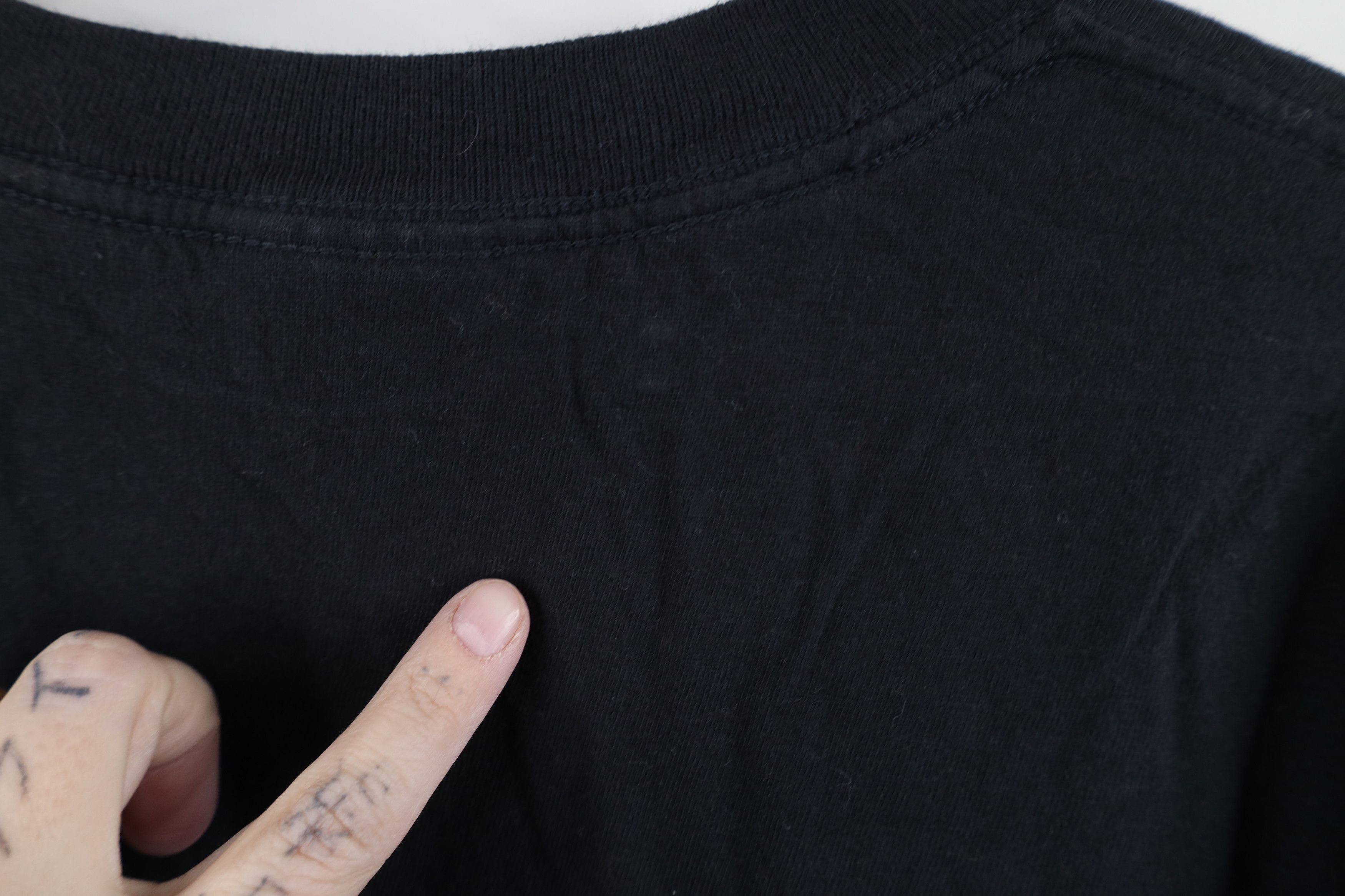 Vintage Vintage Streetwear Blank Short Sleeve T-Shirt Black Cotton Size US L / EU 52-54 / 3 - 8 Thumbnail