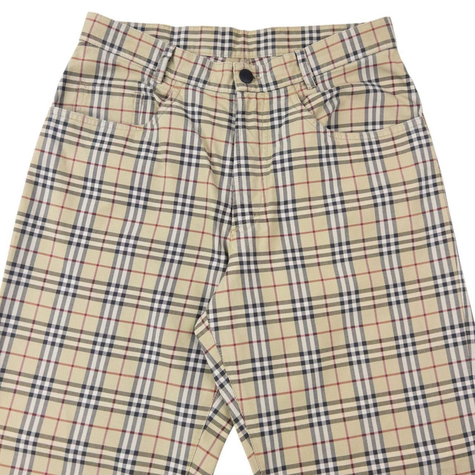 Vintage 2000s Burberry Nova Check Trousers Size W29