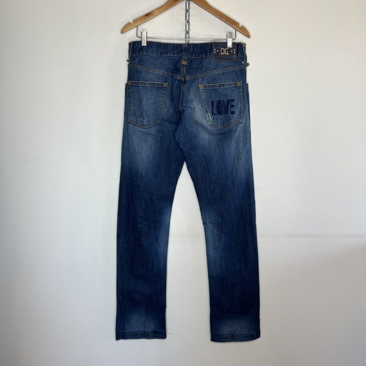 Dolce & Gabbana Dolce & Gabbana Love Jeans Denim Pants D&G Distressed Y2K Size US 34 / EU 50 - 2 Thumbnail