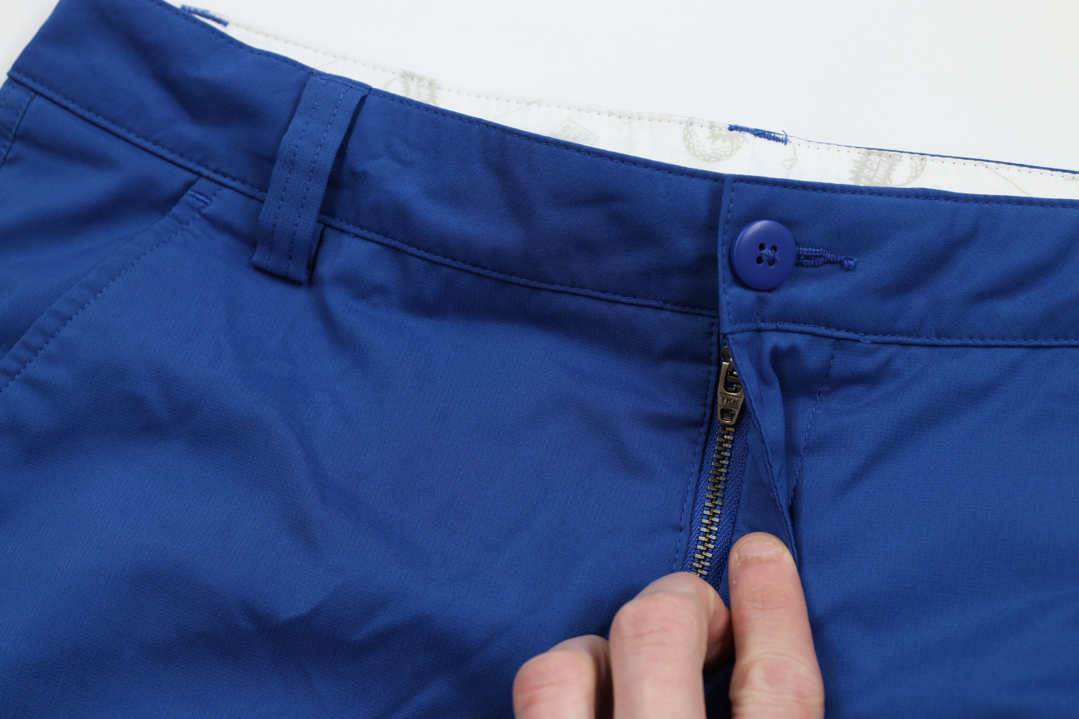 Puma × Vintage Puma Golf Cell Rickie Fowler Tech Golfing Chino Shorts Blue Size US 32 / EU 48 - 6 Thumbnail
