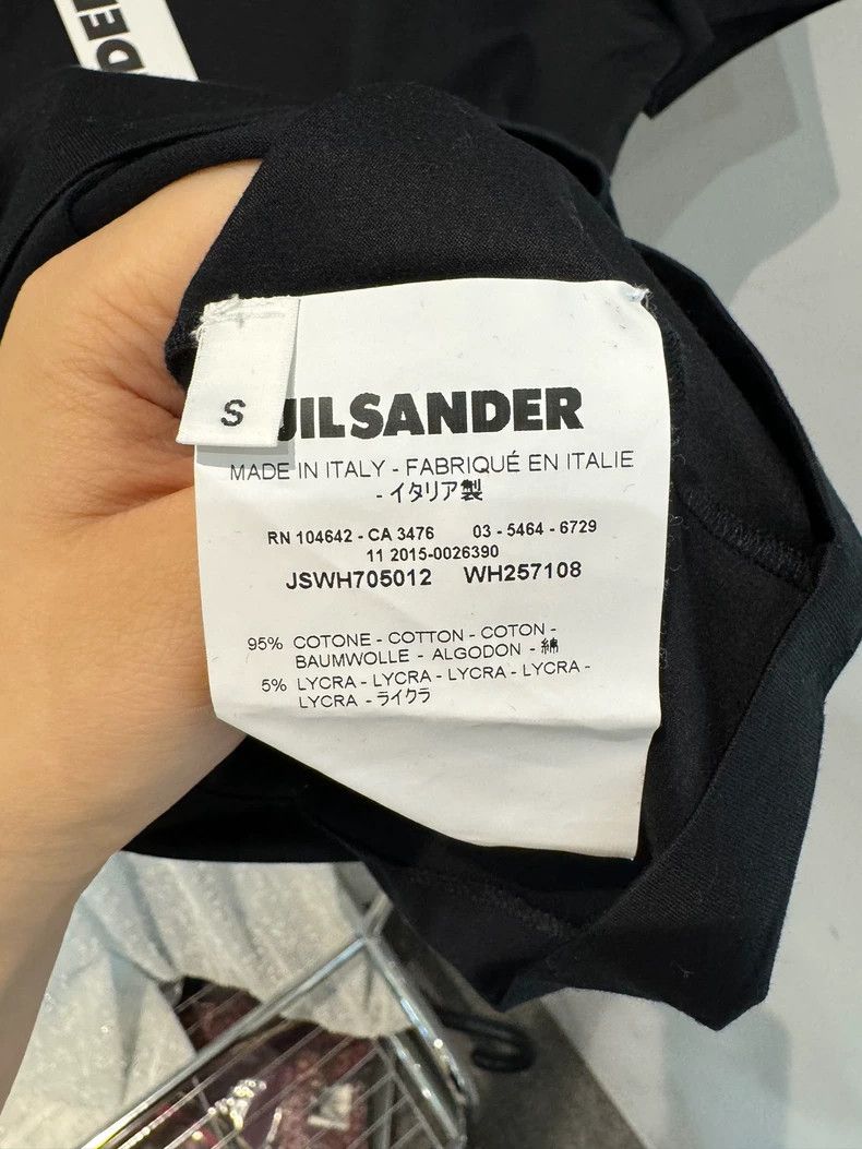 Jil Sander Jil Sander Black Short Sleeve Size S / US 4 / IT 40 - 3 Thumbnail