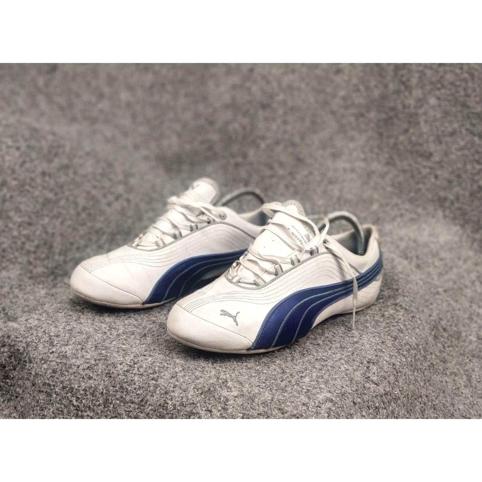 Puma VINTAGE Puma FS Speed Cat Sneakers Men 7.5 White Purple Logo Racing Cat Logo Sneakers Size US 8 / EU 41 - 5 Thumbnail