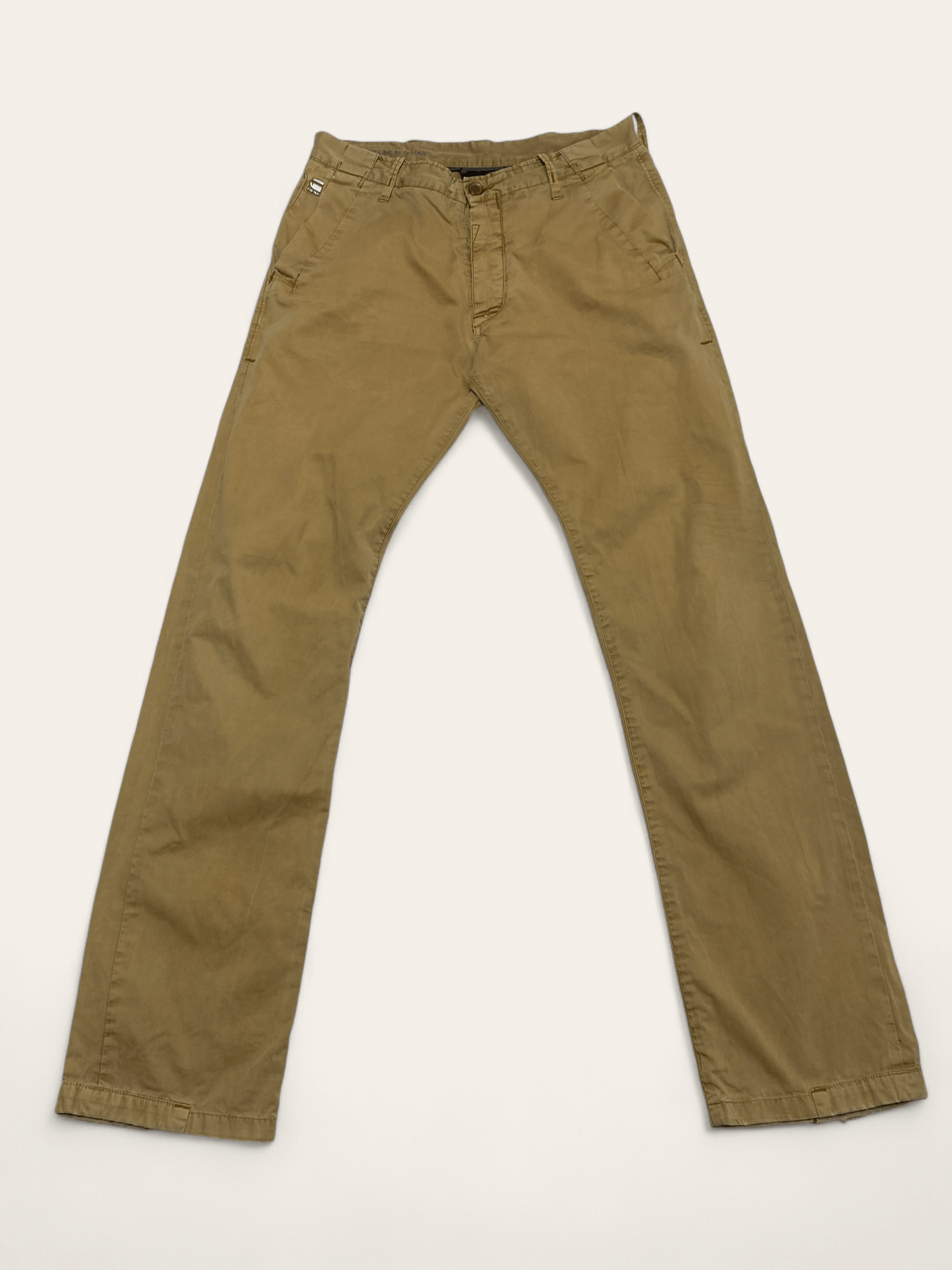 G-Star Vintage G STAR RAW Beige Pants Faded Y2k Size US 34 / EU 50 - 1 Thumbnail