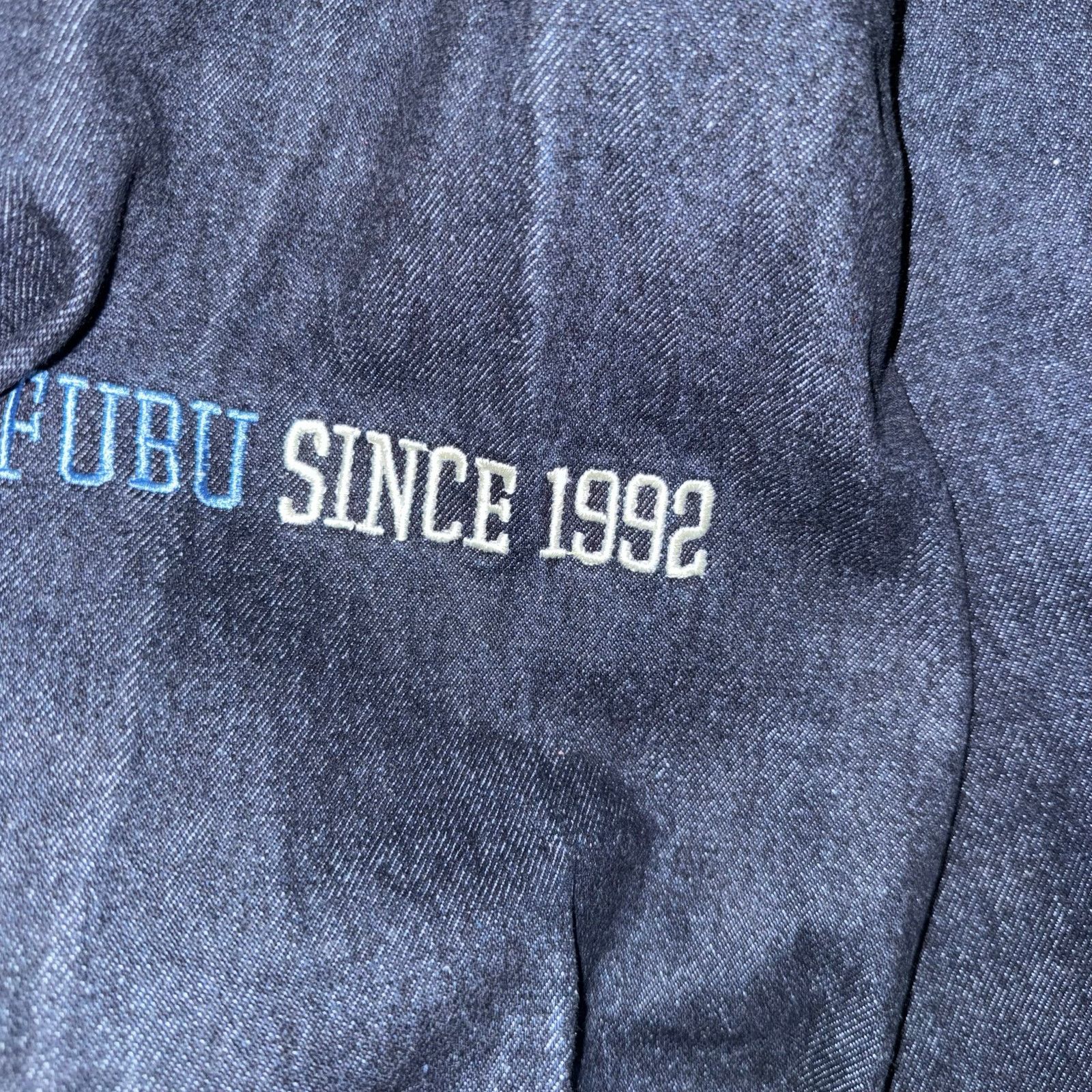 Fubu Fubu Vintage 1990’s Men’s Blue Denim Trucker Jean Jacket XL Size US XL / EU 56 / 4 - 11 Thumbnail