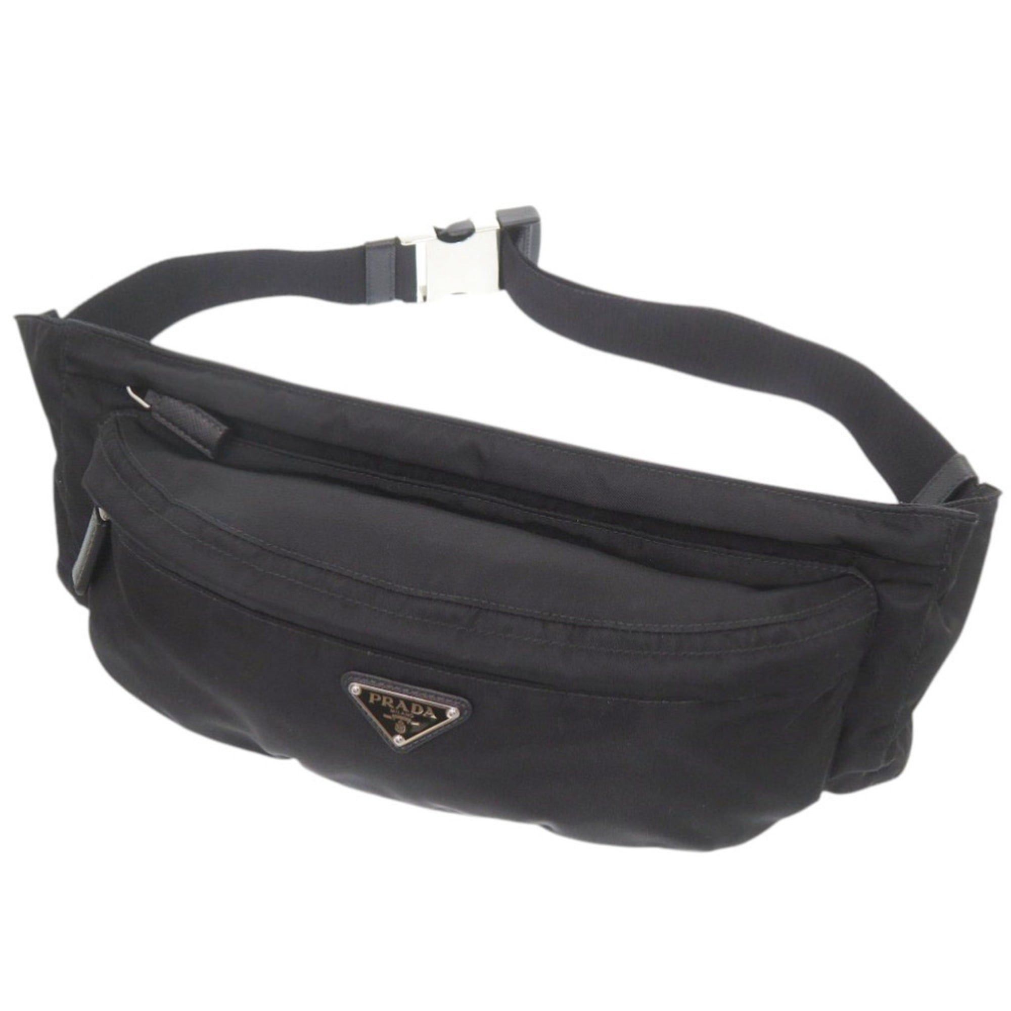 Prada Excellent condition Prada nylon black body bag/waist bag 0544PRADA Size ONE SIZE - 1 Thumbnail