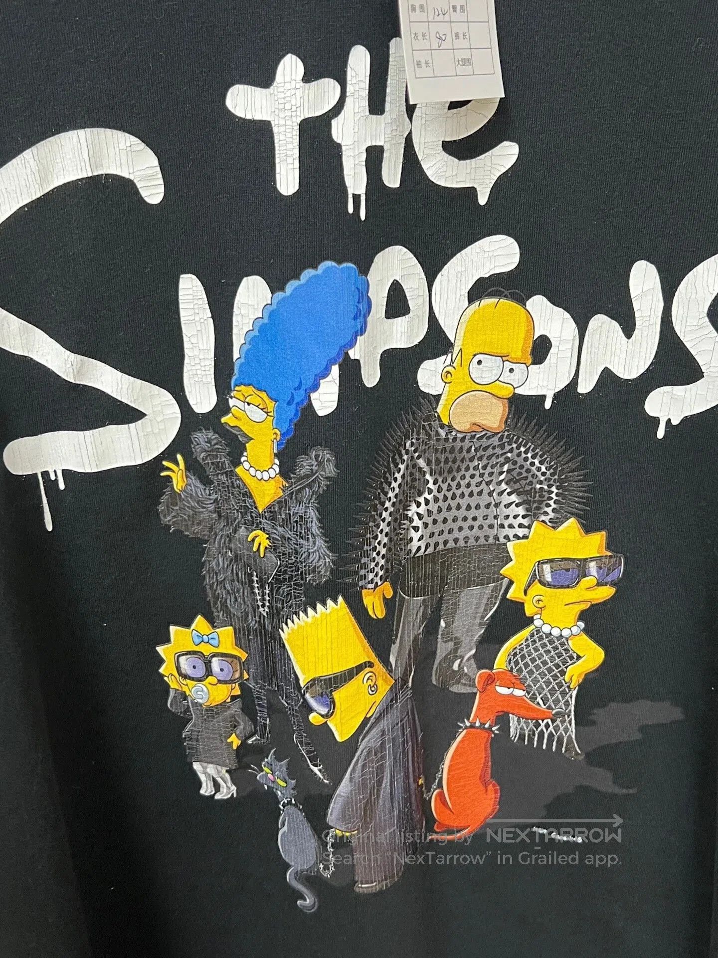 Balenciaga Balenciaga Long Sleeve Simpson Family Shirt. Size US XS / EU 42 / 0 - 3 Thumbnail