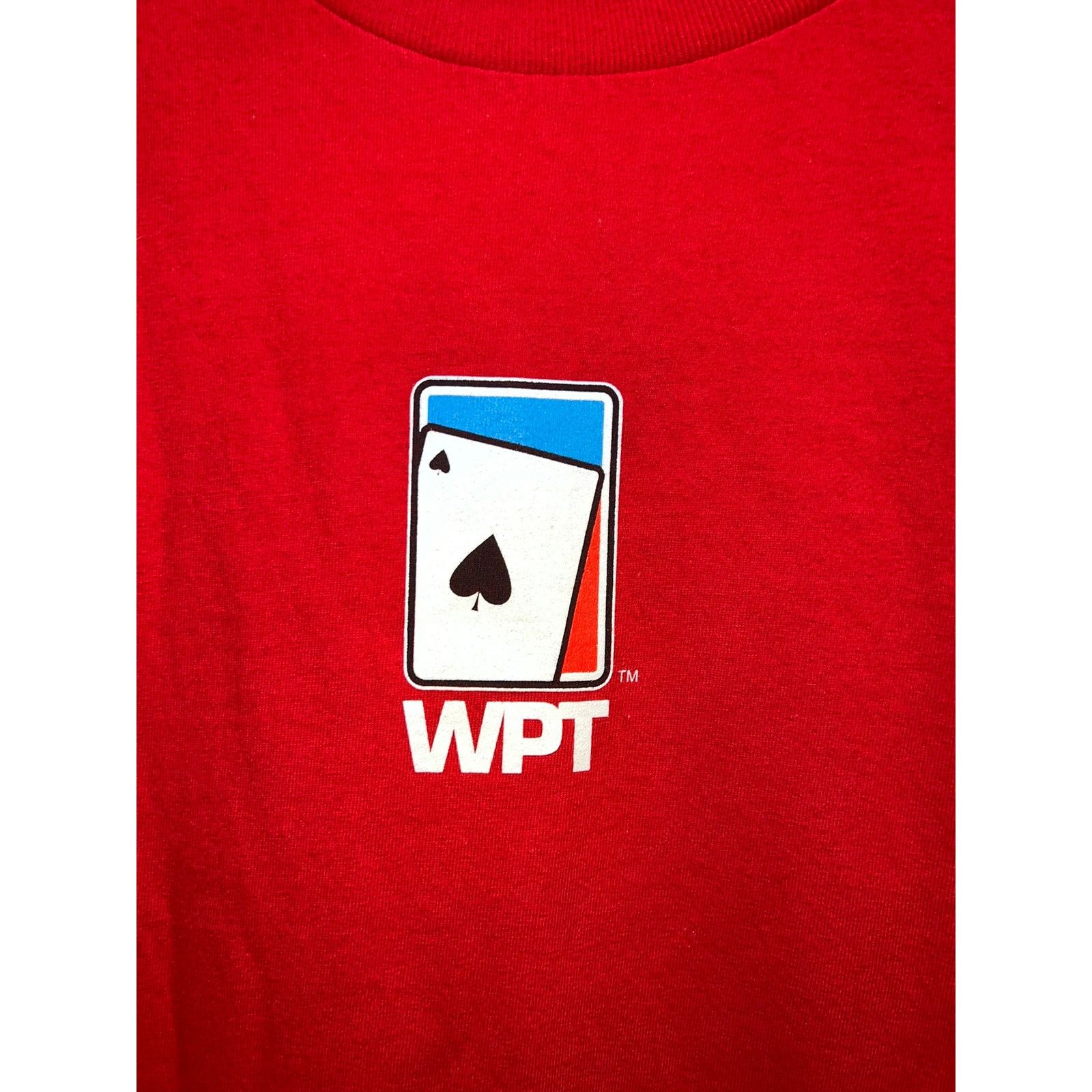 Vintage Vintage World Poker Tour Shirt Texas Hold Em Player Tee 90s Size US XL / EU 56 / 4 - 3 Thumbnail