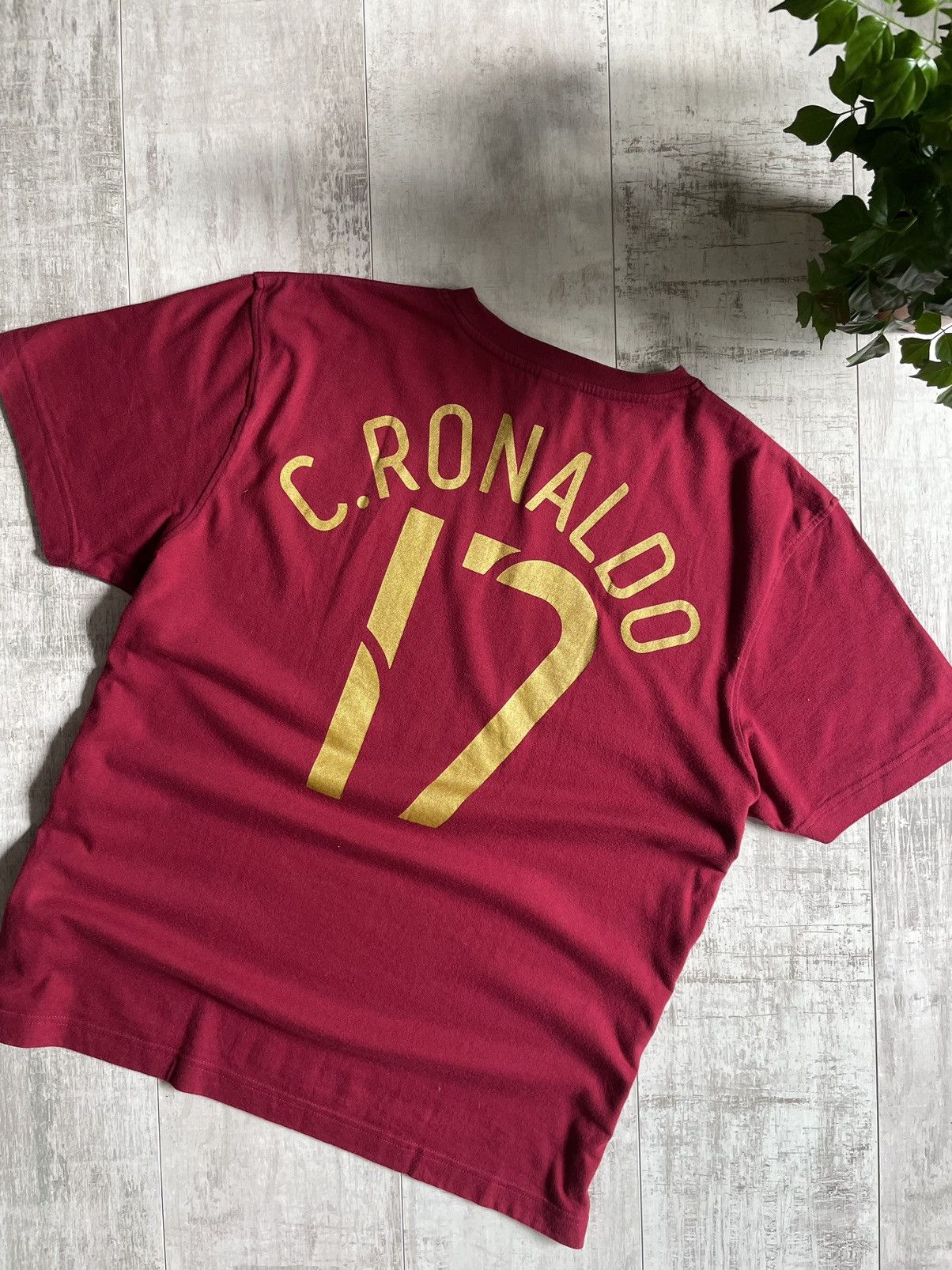 Nike × Vintage Nike Vintage Portugal Cristiano Ronaldo #17 Jersey Tee Size US XL / EU 56 / 4 - 6 Thumbnail