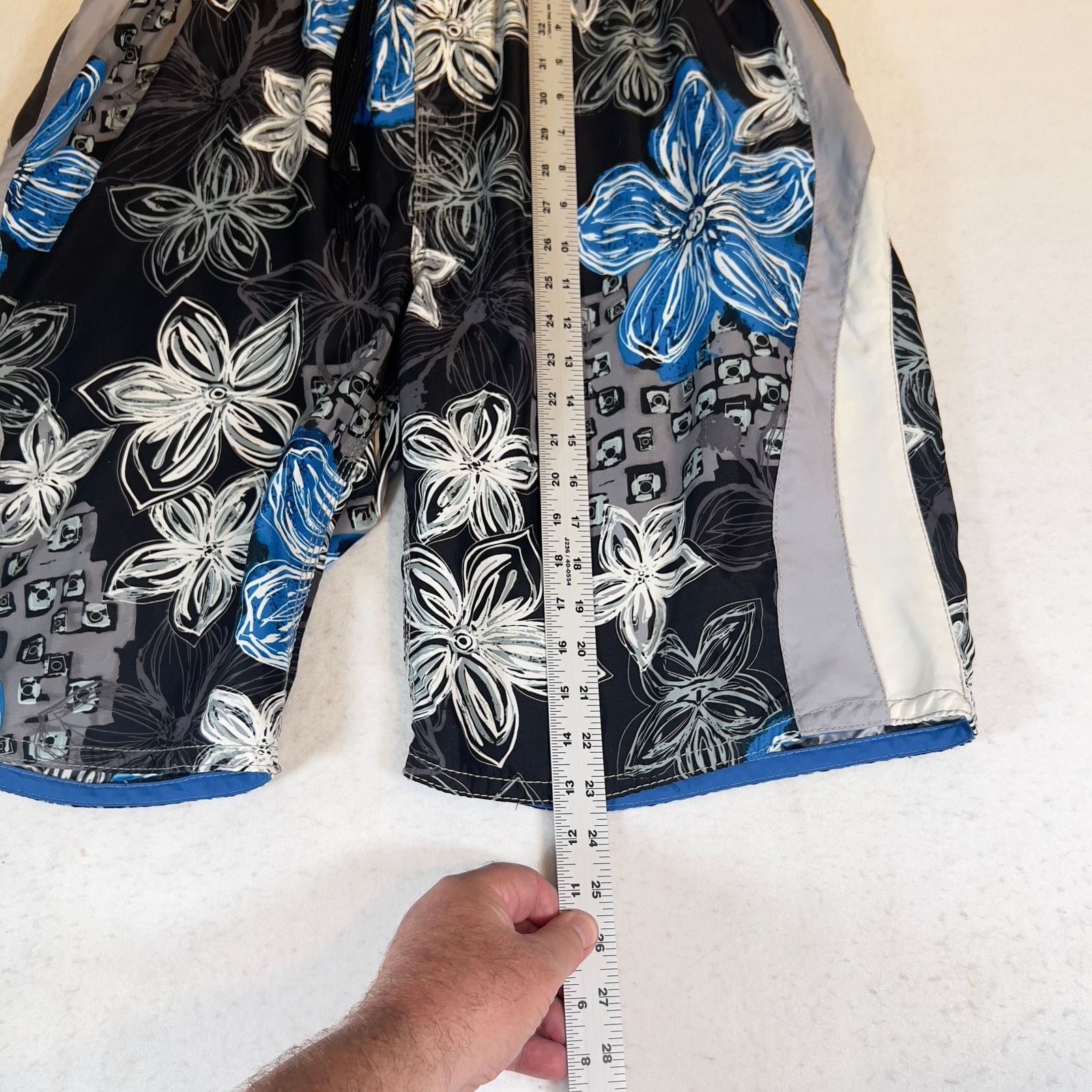 Burnside Burnside Swimsuit Men L Hawaiin Floral Mesh Lined Drawstring Size US 32 / EU 48 - 7 Thumbnail