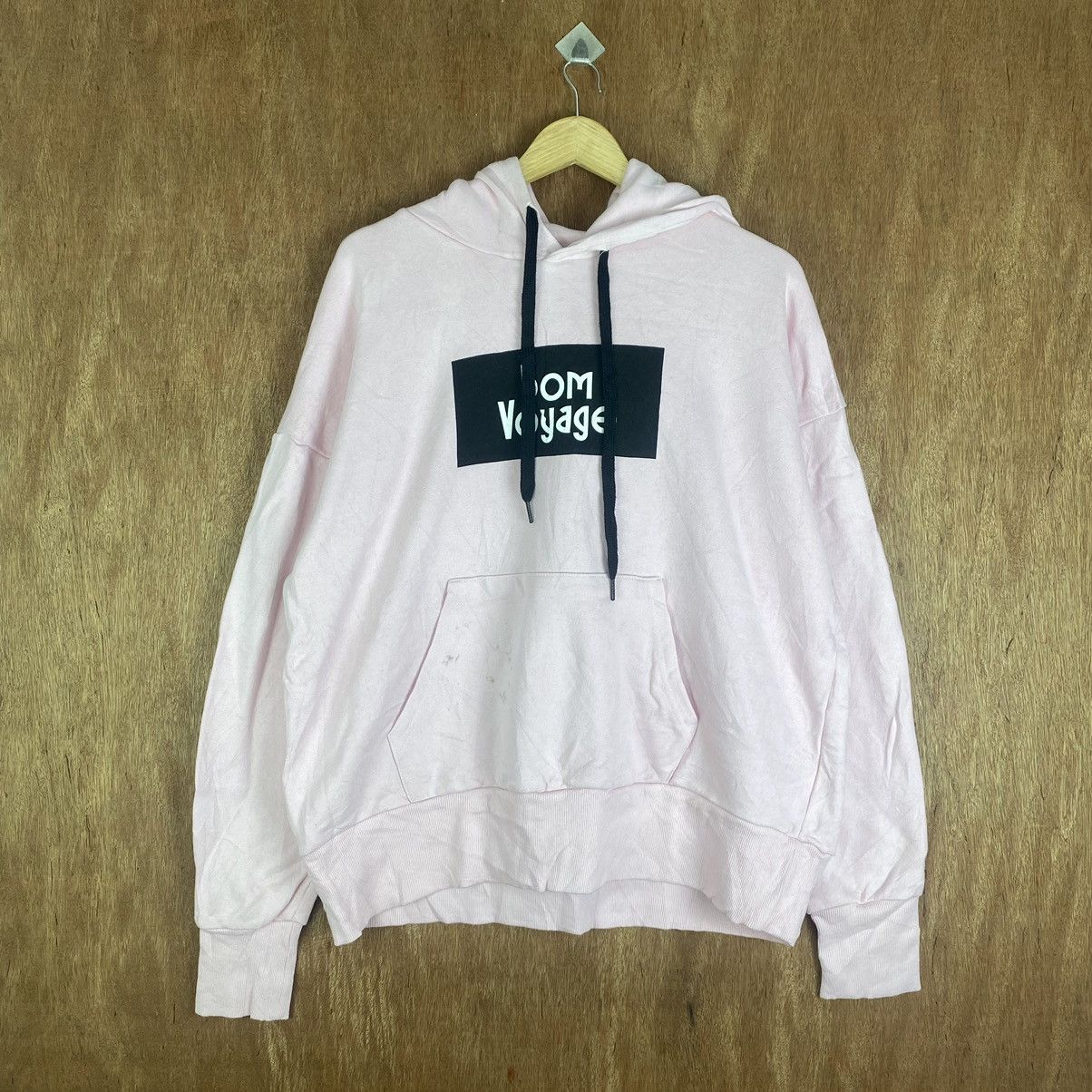Japanese Brand × Vintage Bom Voyage Vintage Hoodie Sweatshirt #K01595 Size US L / EU 52-54 / 3 - 1 Thumbnail