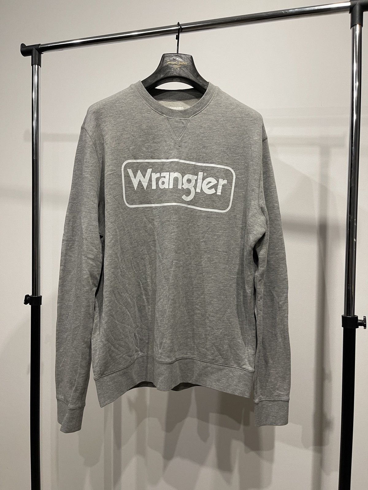 Wrangler Wrangler sweatshirt big logo sweater XL Size US XL / EU 56 / 4 - 1 Thumbnail