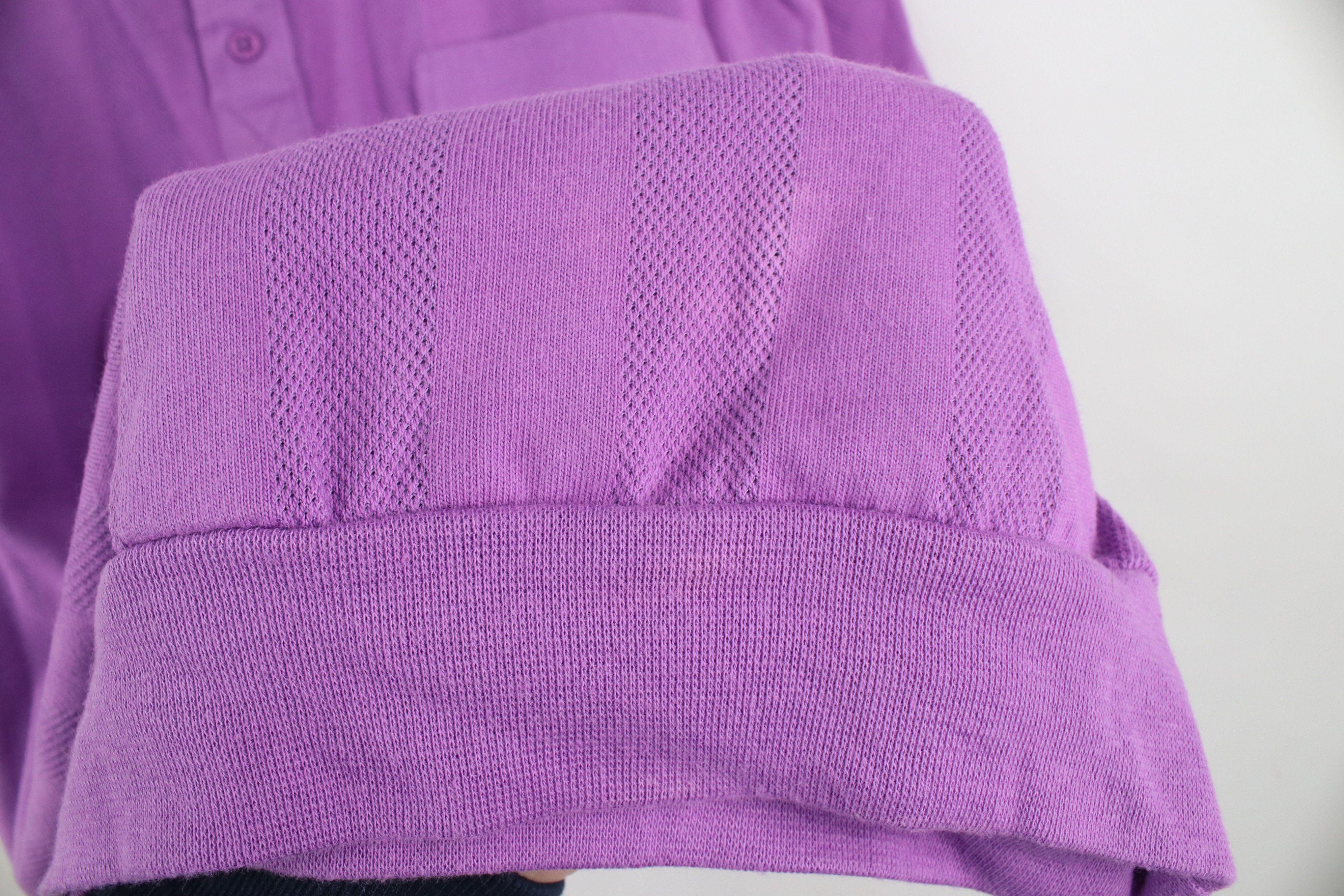 Vintage Vintage 90s Streetwear Blank Mesh Vented Pullover Polo Shirt Size US L / EU 52-54 / 3 - 8 Thumbnail