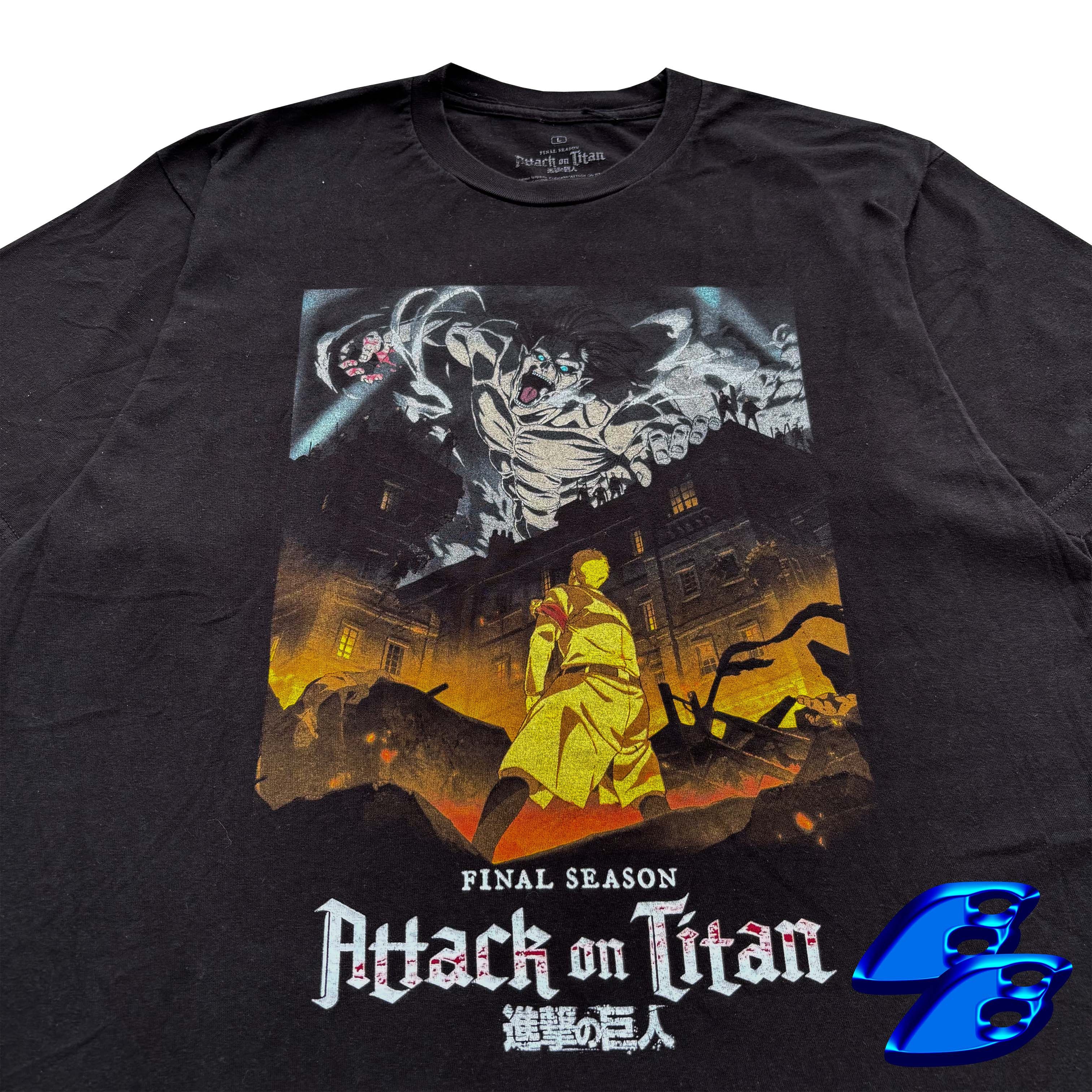 Anime × Japanese Brand ATTACK ON TITAN FINAL SEASON ANIME TEE Size US L / EU 52-54 / 3 - 2 Thumbnail