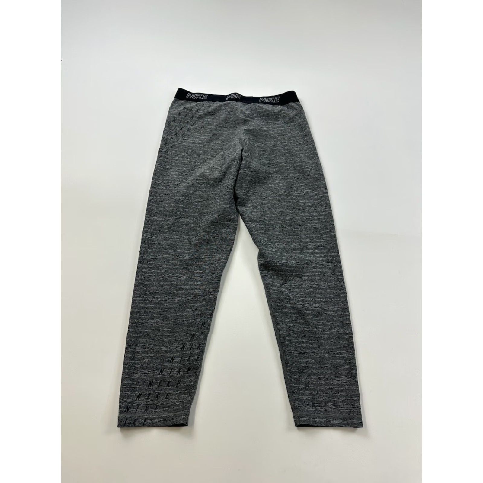 Nike Nike Leggings Women M Medium Gray Static Compression Activewear Size 32" / US 10 / IT 46 - 2 Thumbnail