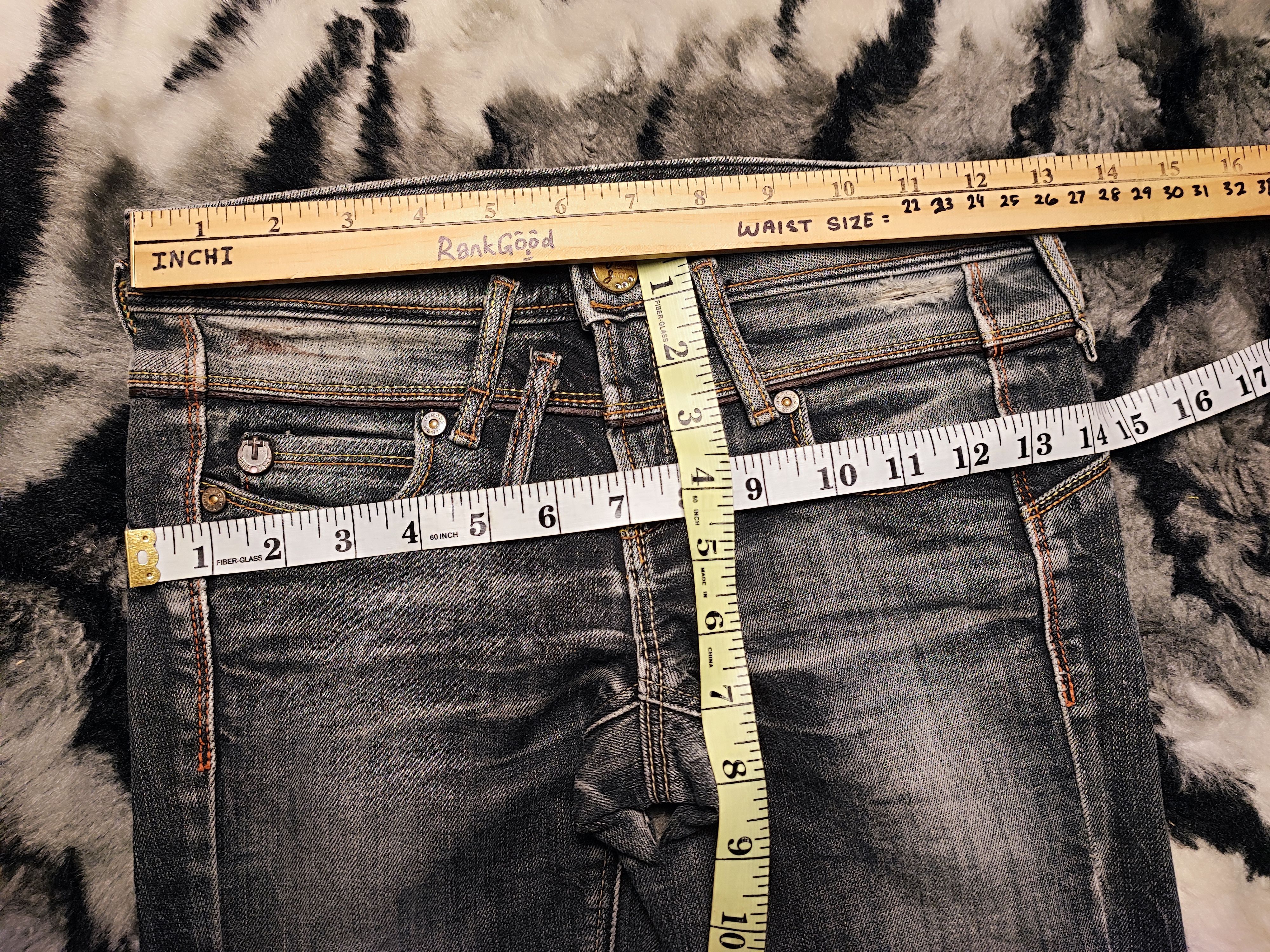 Undercover Vienus Something Edwin Flared Bootcut Low Rise Washed 26x31 Size 26" / US 2 / IT 38 - 3 Thumbnail
