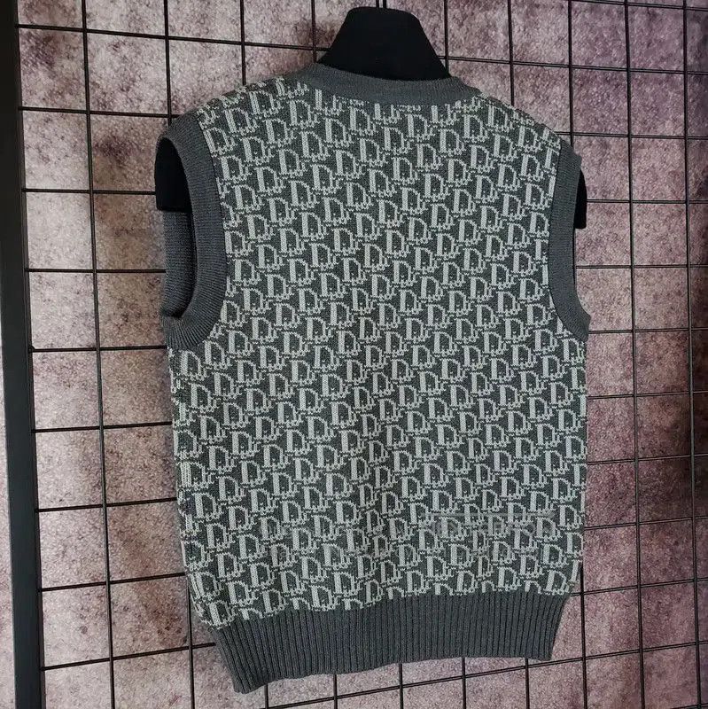 Dior Dior Women's Gray Wool Logo Sweater . Size L / US 10 / IT 46 - 7 Thumbnail