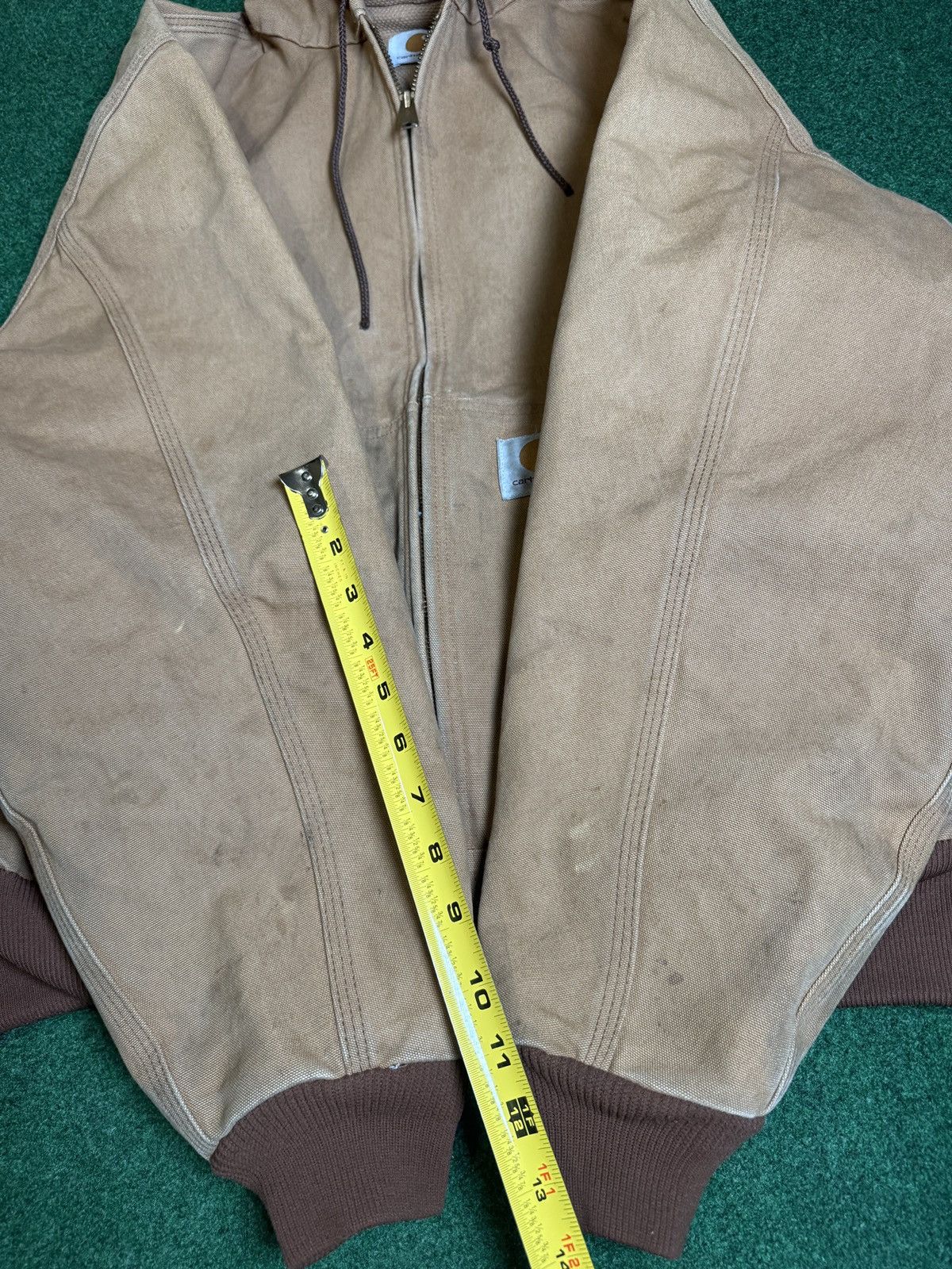 Carhartt × Vintage Vintage 90s Carhartt Work Quick Duck Beige Tan Jacket Size US XL / EU 56 / 4 - 7 Thumbnail