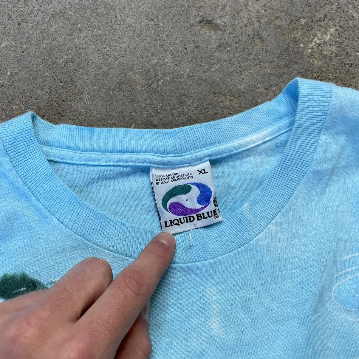 Liquid Blue Liquid Blue Vintage 90s All Over Print Alligator Crocid Size US XL / EU 56 / 4 - 5 Thumbnail