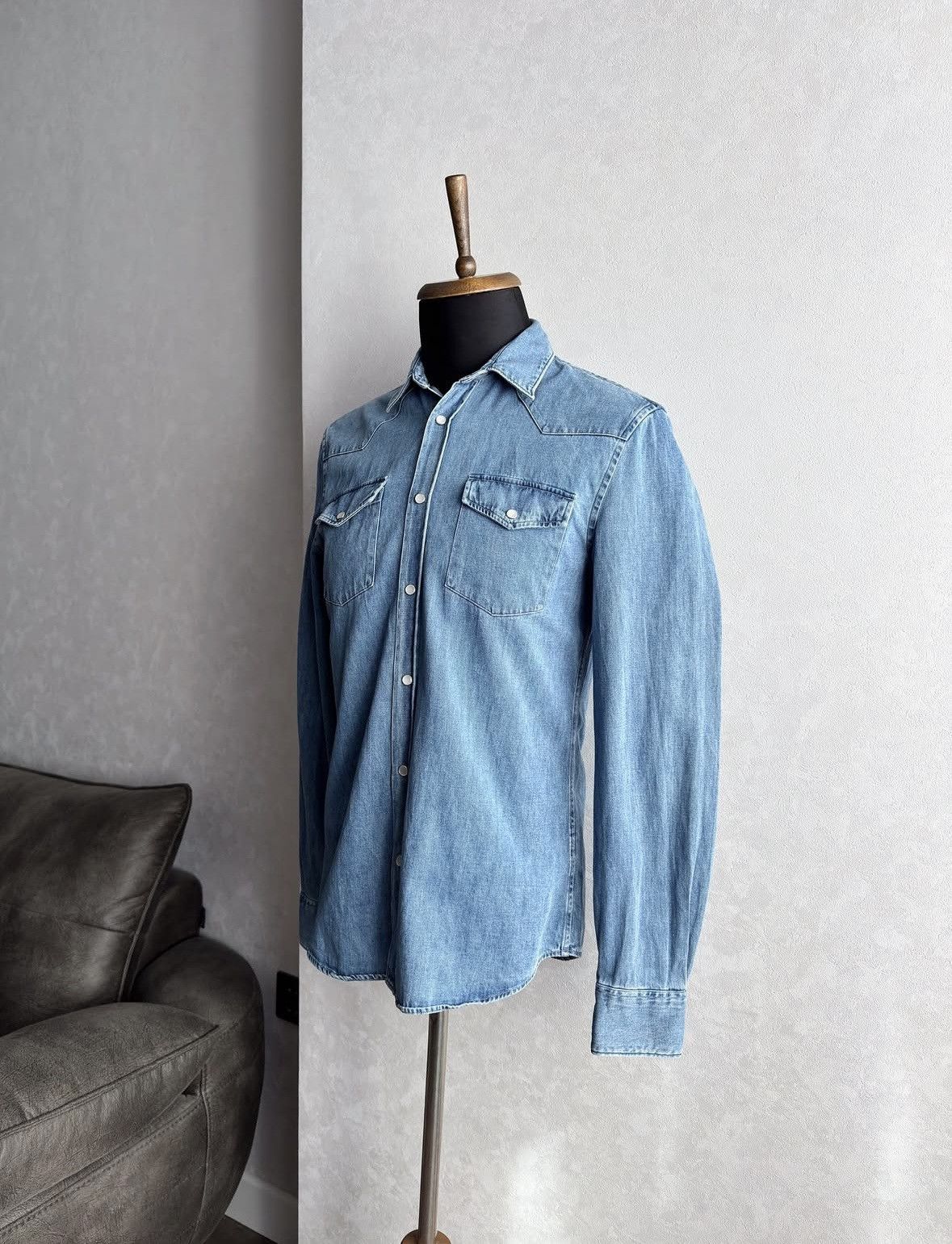 Acne Studios Acne Studios Ewing denim shirt Size US M / EU 48-50 / 2 - 1 Thumbnail