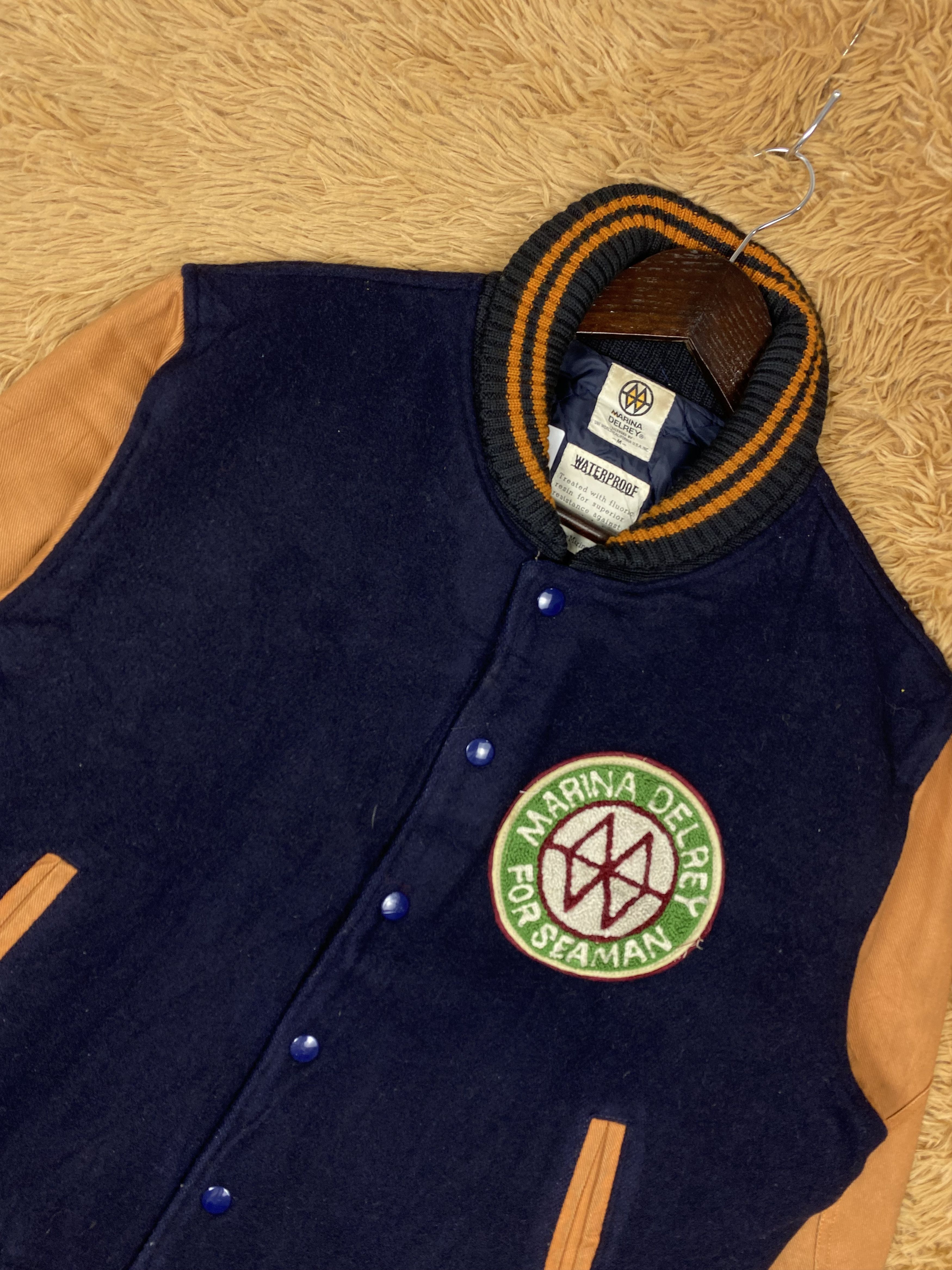 Vintage Vintage Marina Delrey Varsity Jacket DJ0256 Size US M / EU 48-50 / 2 - 2 Thumbnail