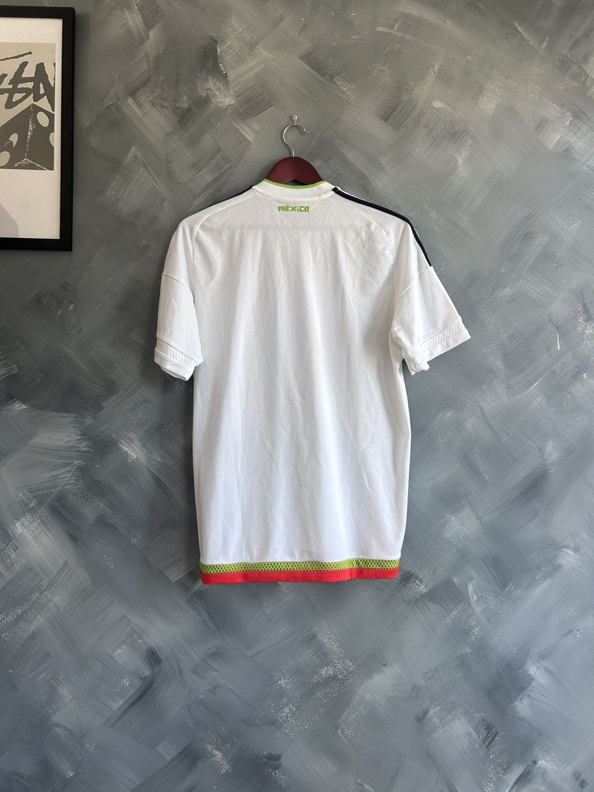 Adidas Mexico 2016 White Visit Jersey Size US L / EU 52-54 / 3 - 4 Thumbnail
