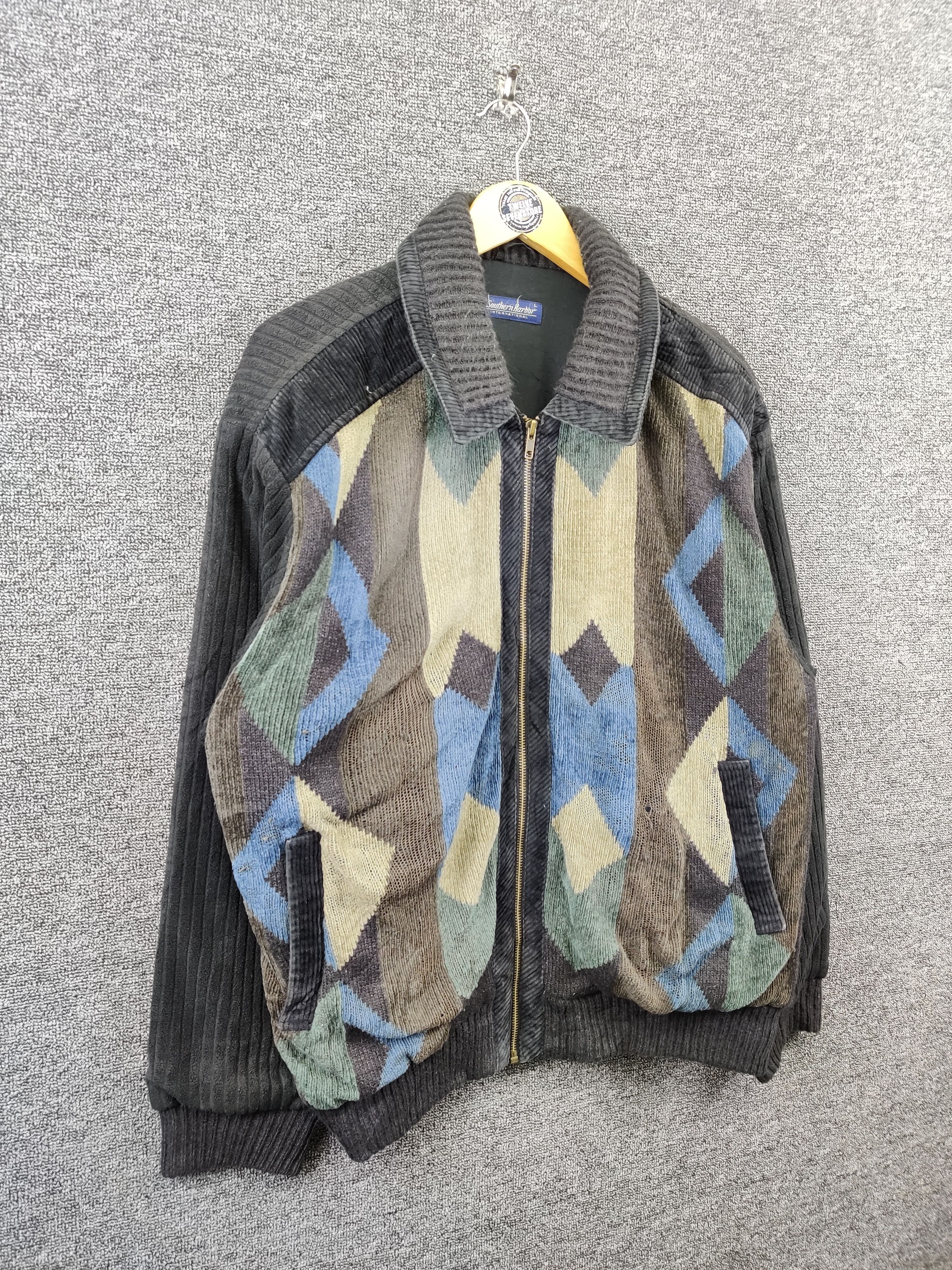 Japanese Brand Vintage Southern Harbor Zipper Knit Sweater Nice Design Size US L / EU 52-54 / 3 - 5 Thumbnail