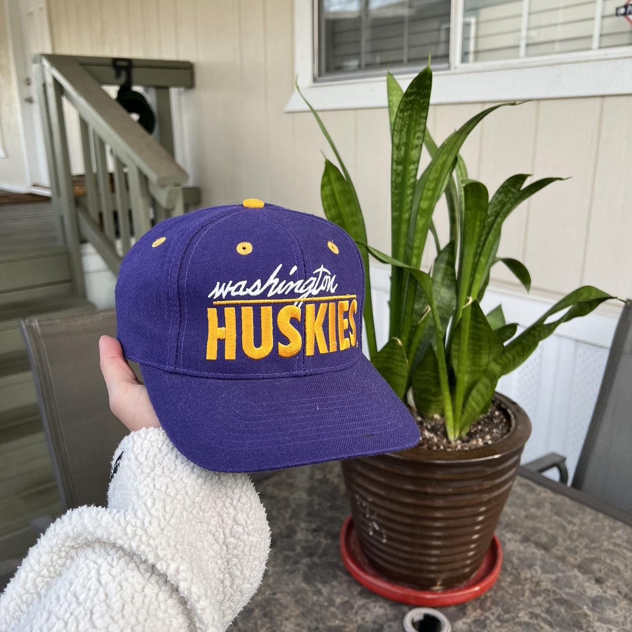 Vintage Vintage 90s The Game WASHINGTON HUSKIES Snapback VTG Cap Hat Size ONE SIZE - 3 Thumbnail