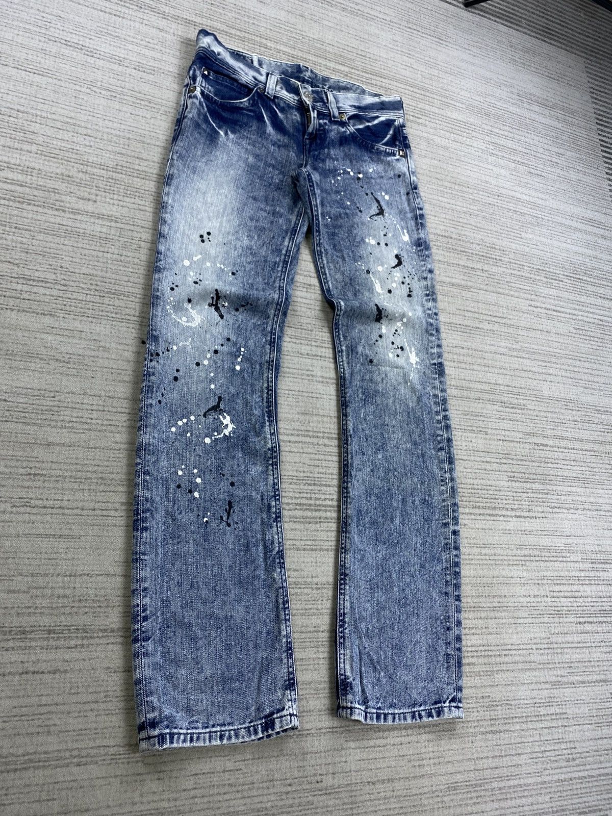 Edwin × If Six Was Nine × Vintage Vintage Edwin X Something Paint Splatter Denim Pants Size US 31 - 3 Thumbnail