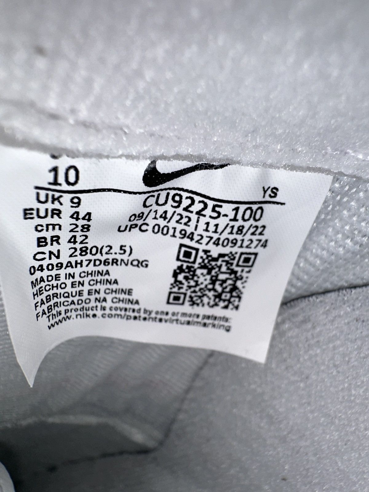 Nike × Supreme Supreme x Nike Air Force 1 Low White Size US 10 / EU 43 - 6 Thumbnail