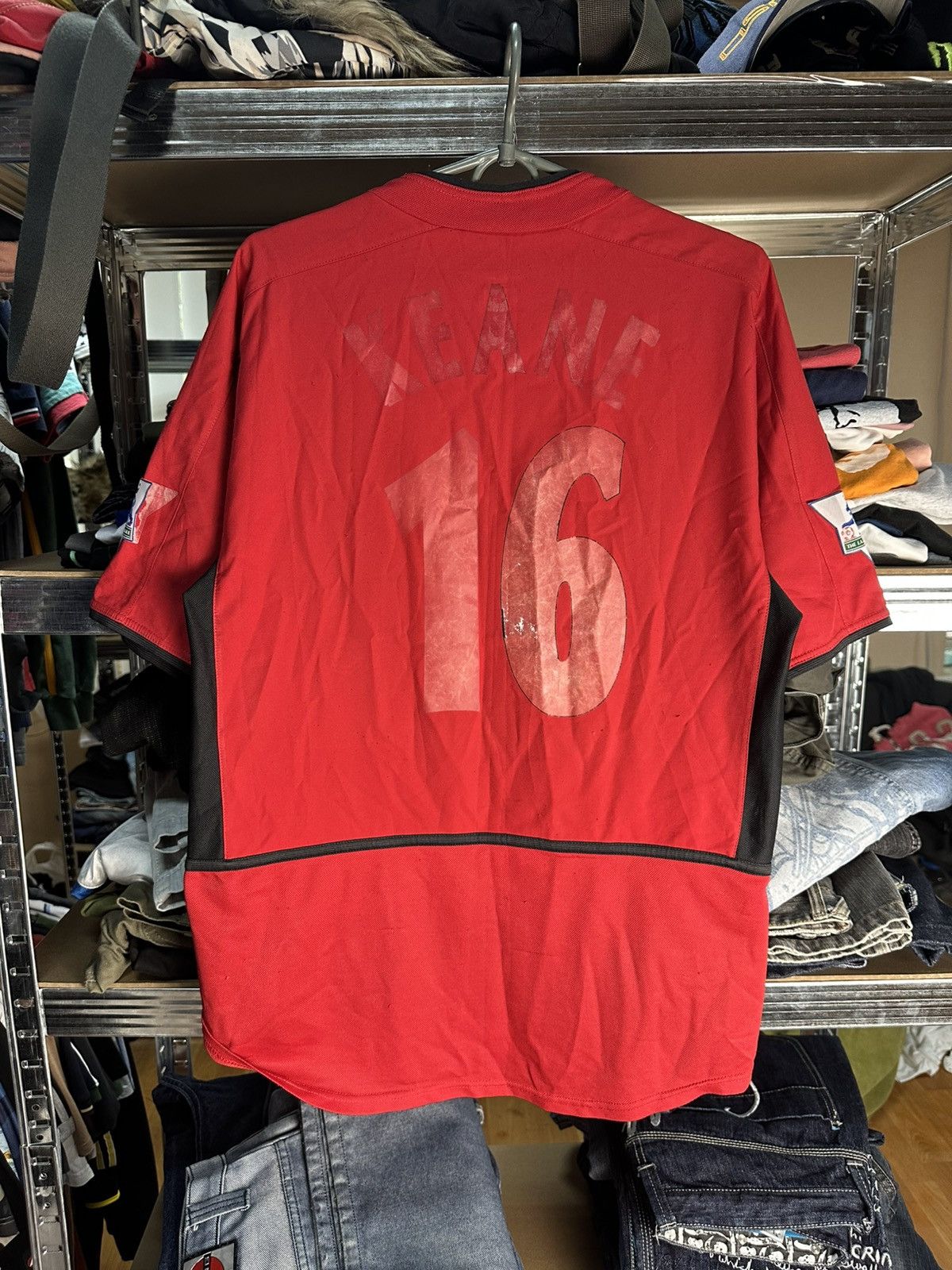 Nike 2004 06 Manchester United 16 Roy Keane Jersey S Size US S / EU 44-46 / 1 - 11 Thumbnail