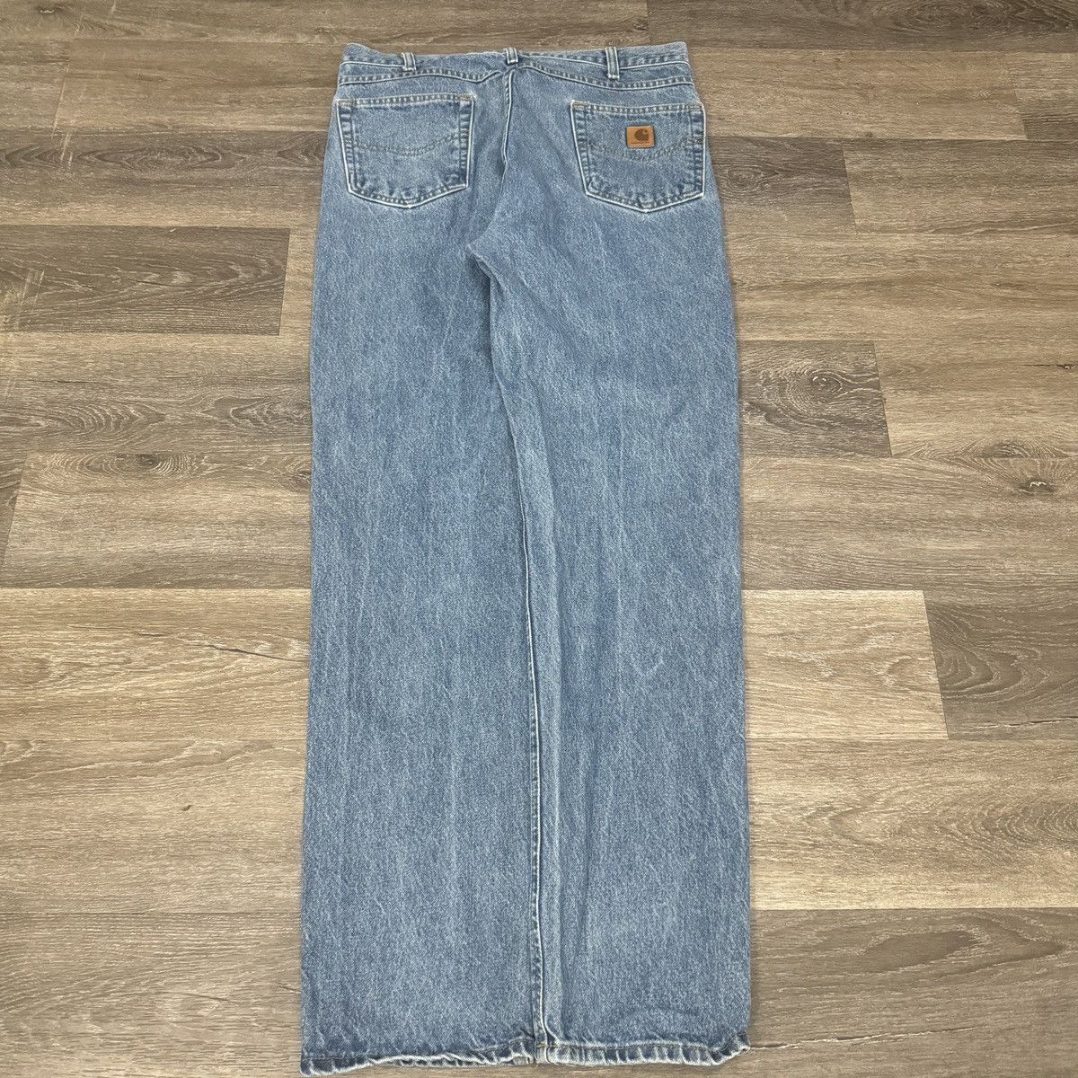 Carhartt × Vintage Vintage Y2K essential Carhartt navy blue denim jeans Size US 36 / EU 52 - 1 Thumbnail