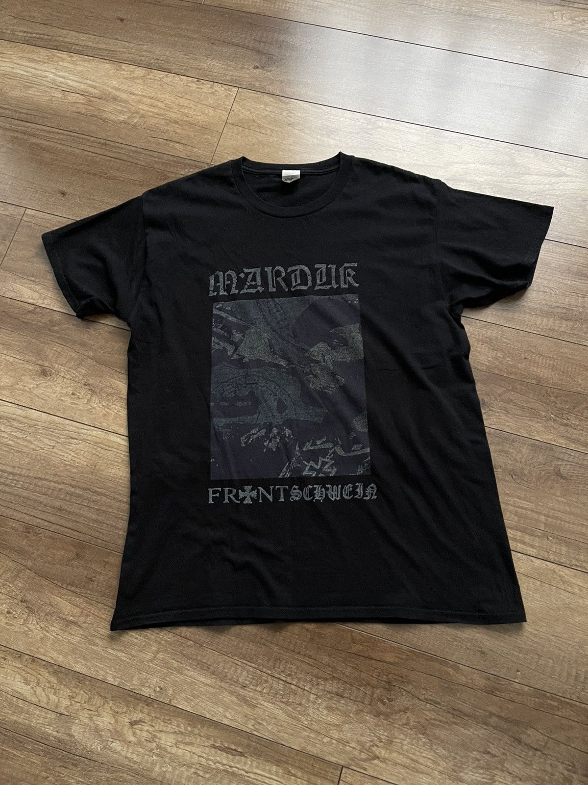 Band Tees Marduk Frontschwein Vintage Rock Band T-Shirt Tee Size US XL / EU 56 / 4 - 2 Thumbnail