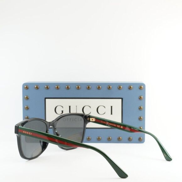 Gucci 🕶️ New Gucci GG0417SK 001 Sunglasses - Black Frame, Grey Size ONE SIZE - 5 Thumbnail