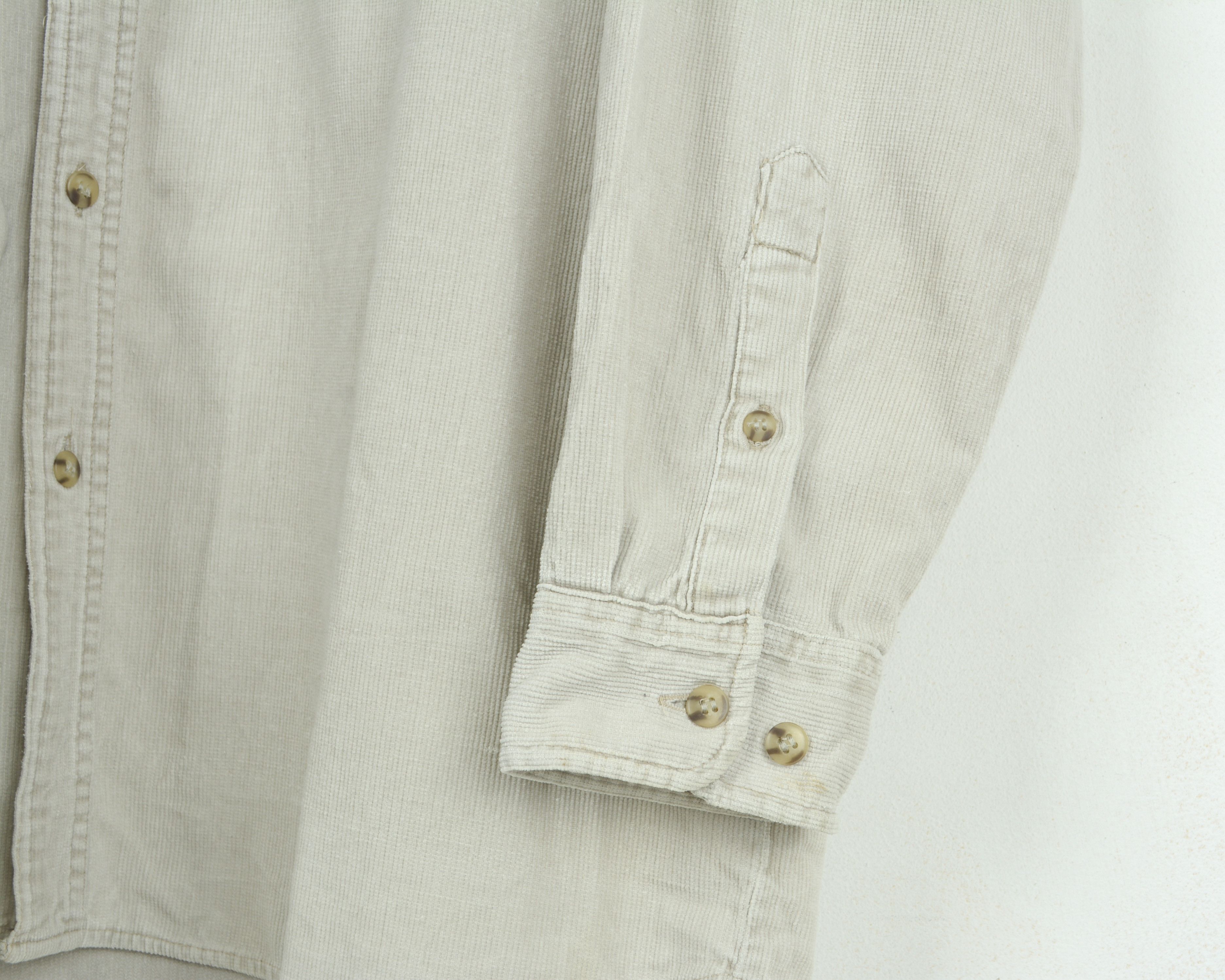 Tom Tailor Mens L Shirt Corduroy Soft Cotton Cords Long Sleeved Casual Size US L / EU 52-54 / 3 - 5 Thumbnail