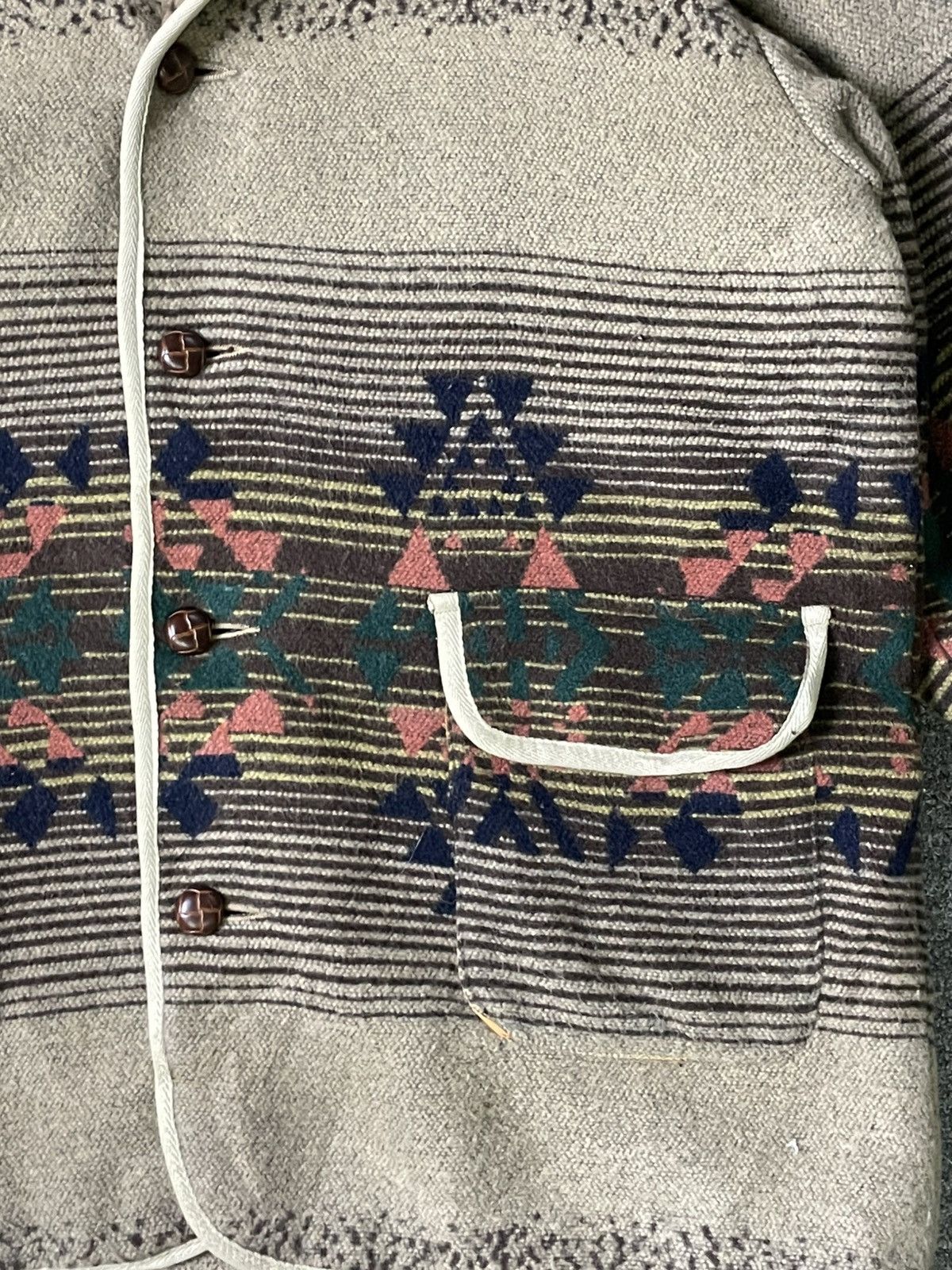 Designer × Japanese Brand Maceye x Native American Design Wool Hooded Jacket (34) Size US L / EU 52-54 / 3 - 6 Thumbnail