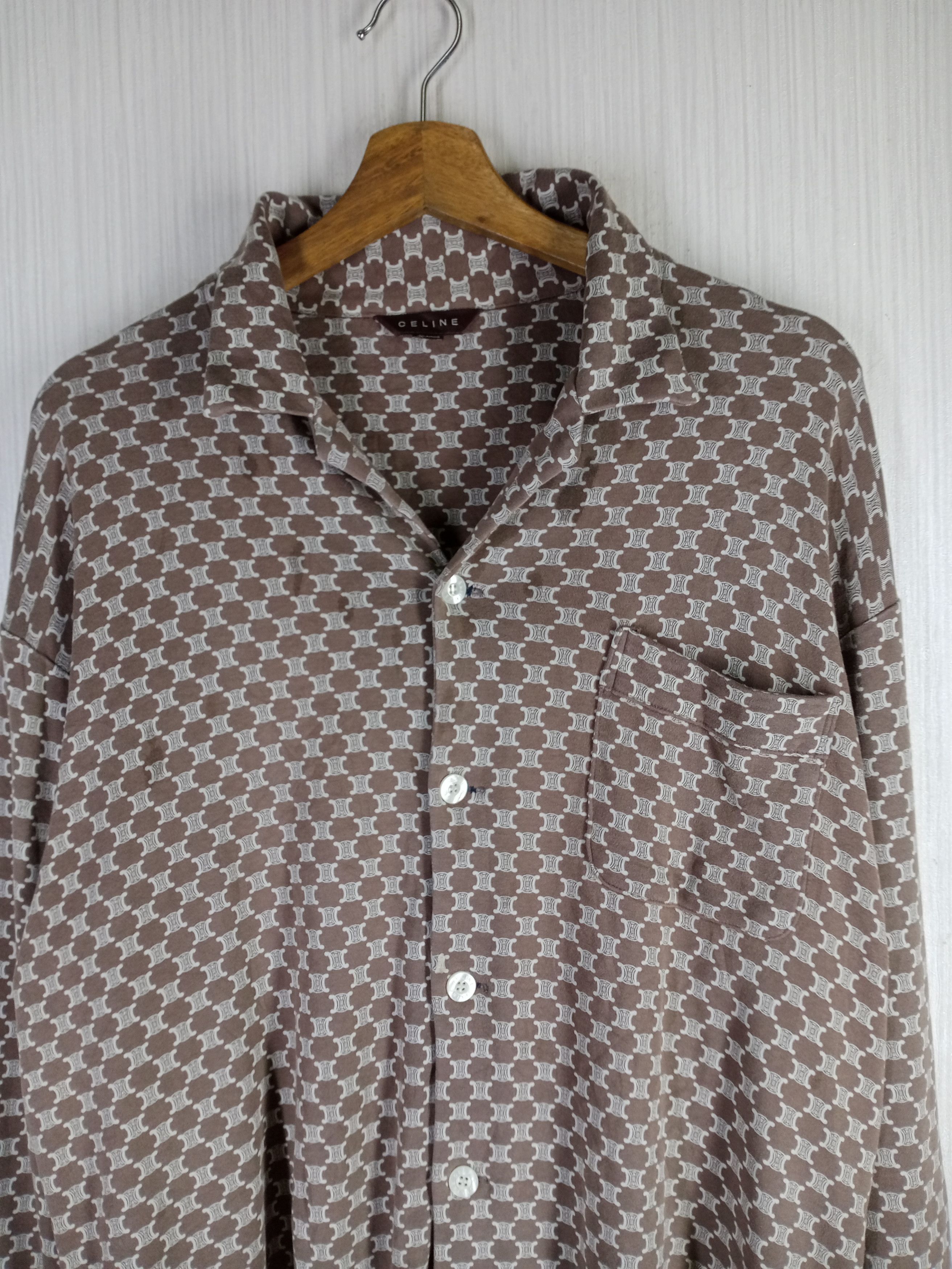 Celine Rare Vintage CELINE Pajamas Monogram Logo Size US L / EU 52-54 / 3 - 2 Thumbnail