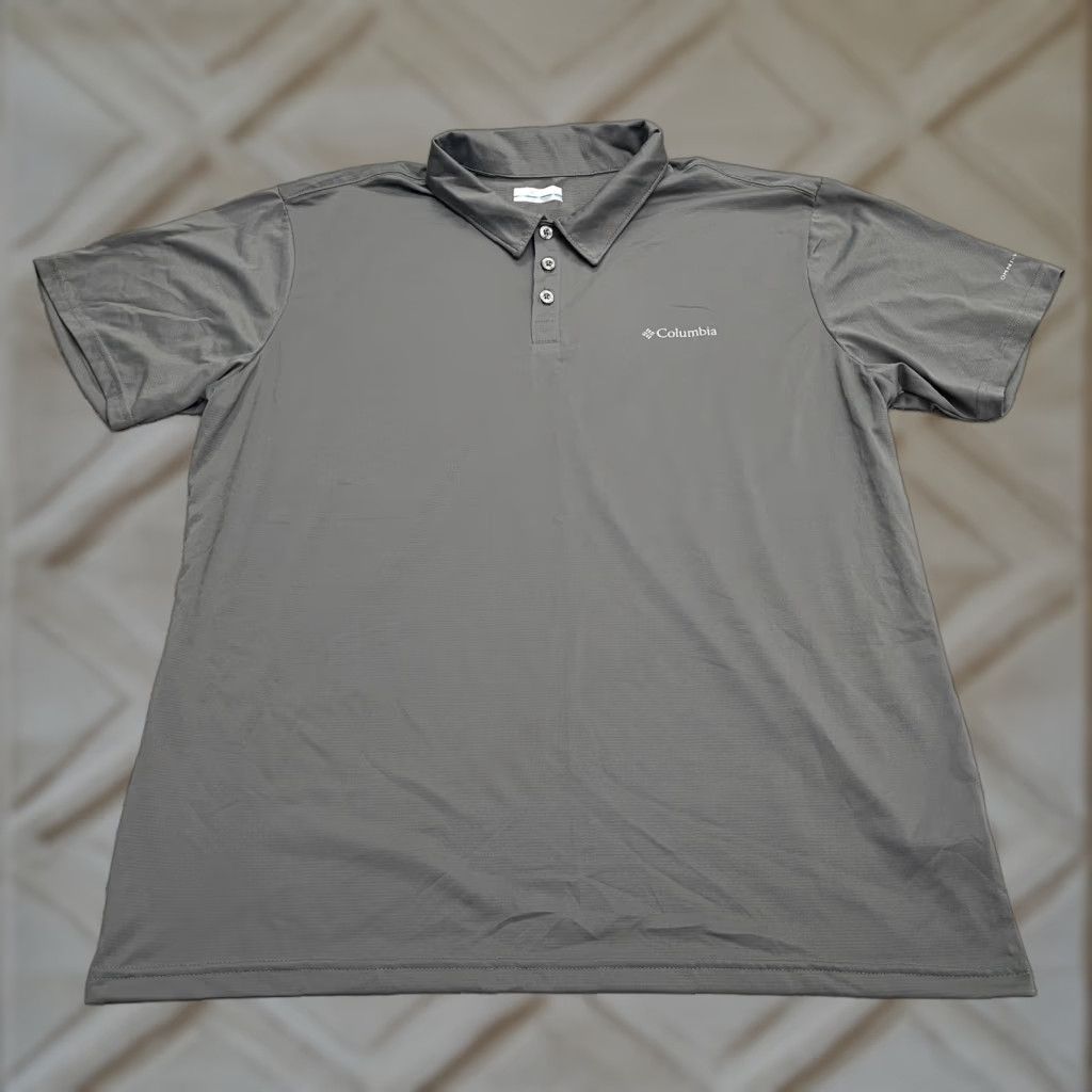 Vintage Columbia Omni Wick Polo Shirt Mens XL Dark Gray Short Sleeve Outdoor Active Hike Shirt Size US XL / EU 56 / 4 - 1 Thumbnail