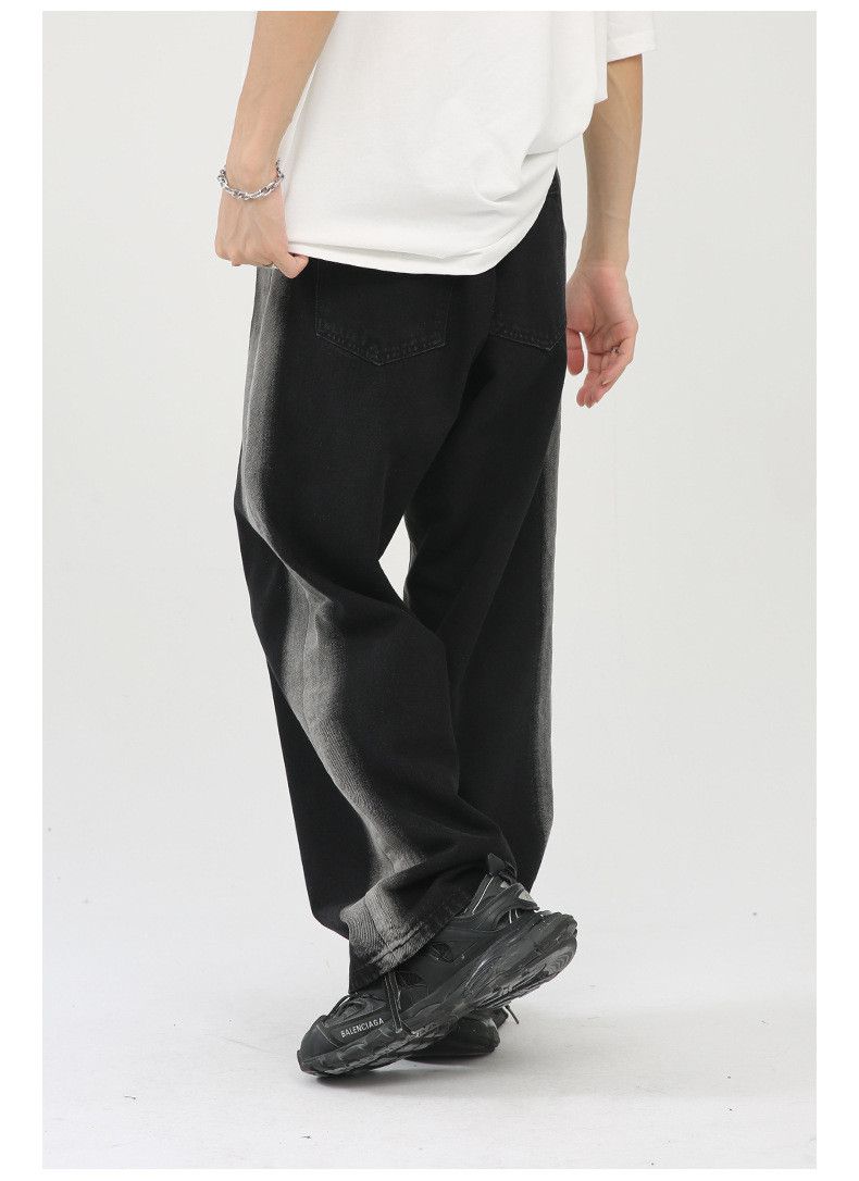 Japanese Brand Gradient stripe tie-dye mid-rise slim-fit jeans Size US 32 / EU 48 - 3 Thumbnail