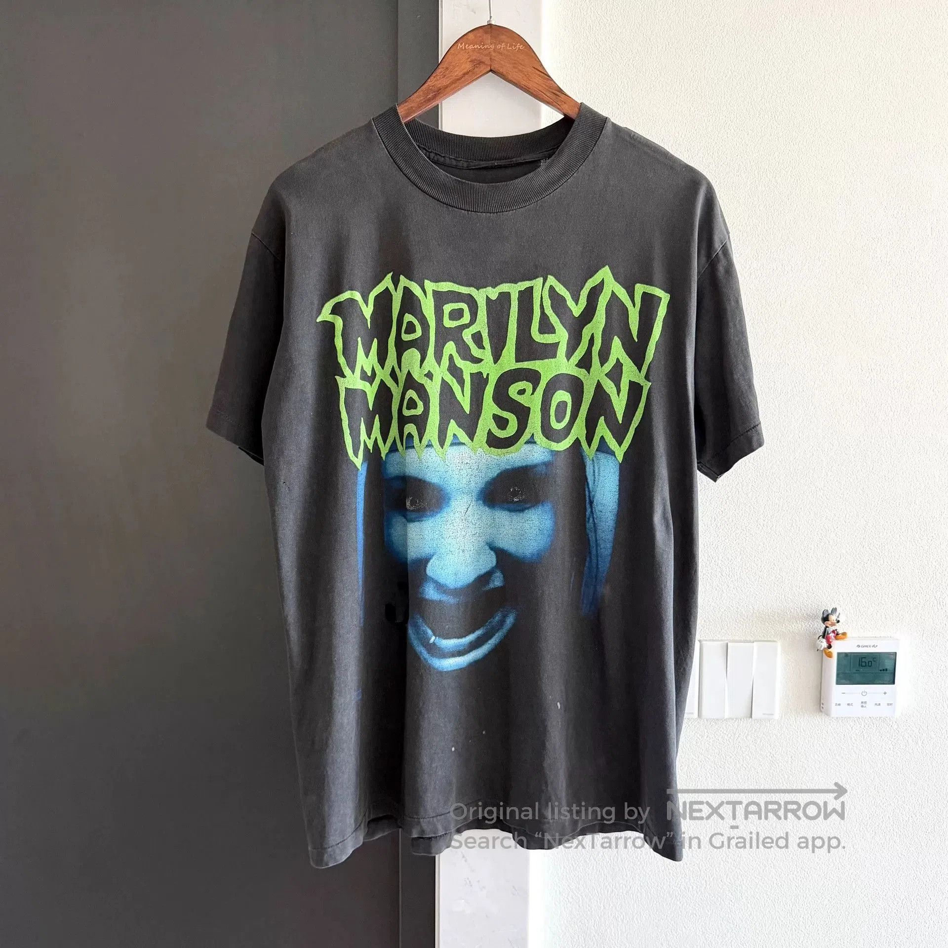 Vintage Vintage 90s Marilyn Manson Band Tee. Size US M / EU 48-50 / 2 - 1 Thumbnail